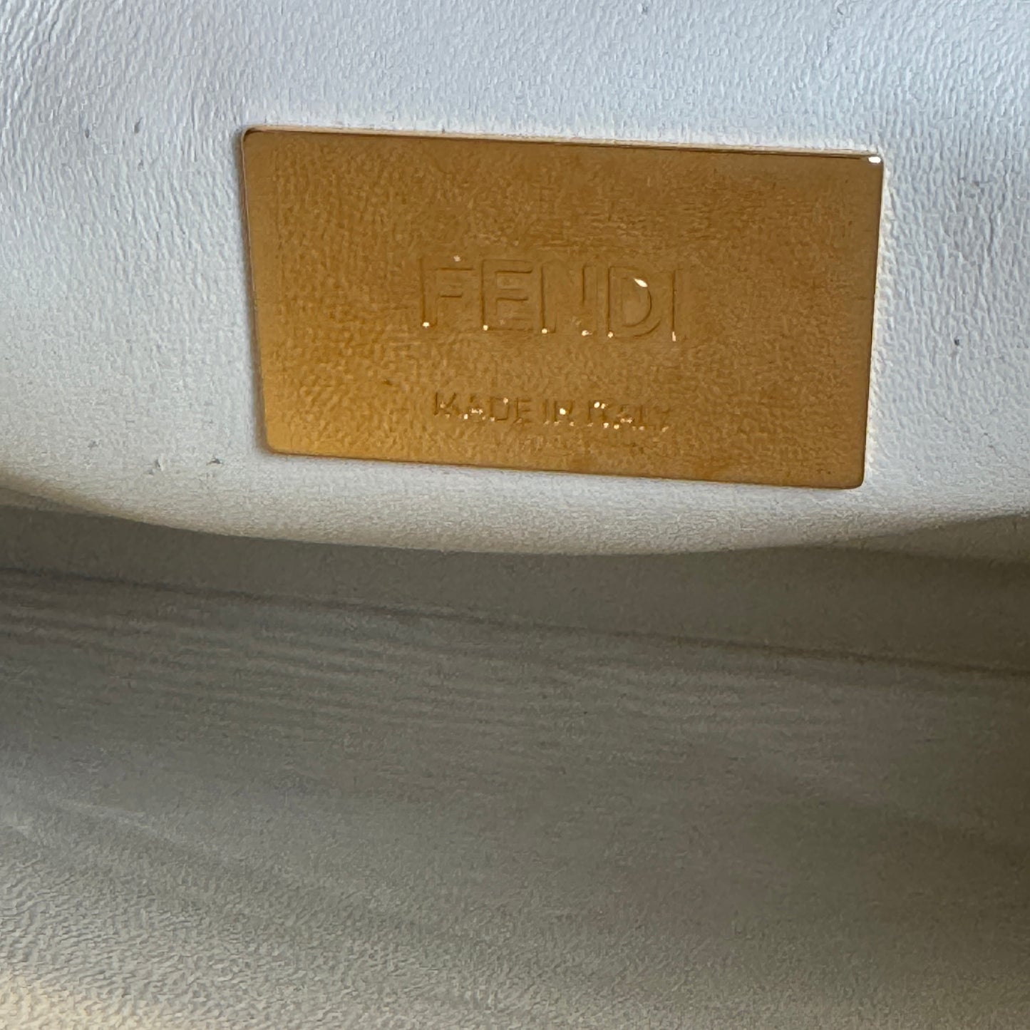 Fendi Pony Hair Leather Peekaboo Clutch Crossbody