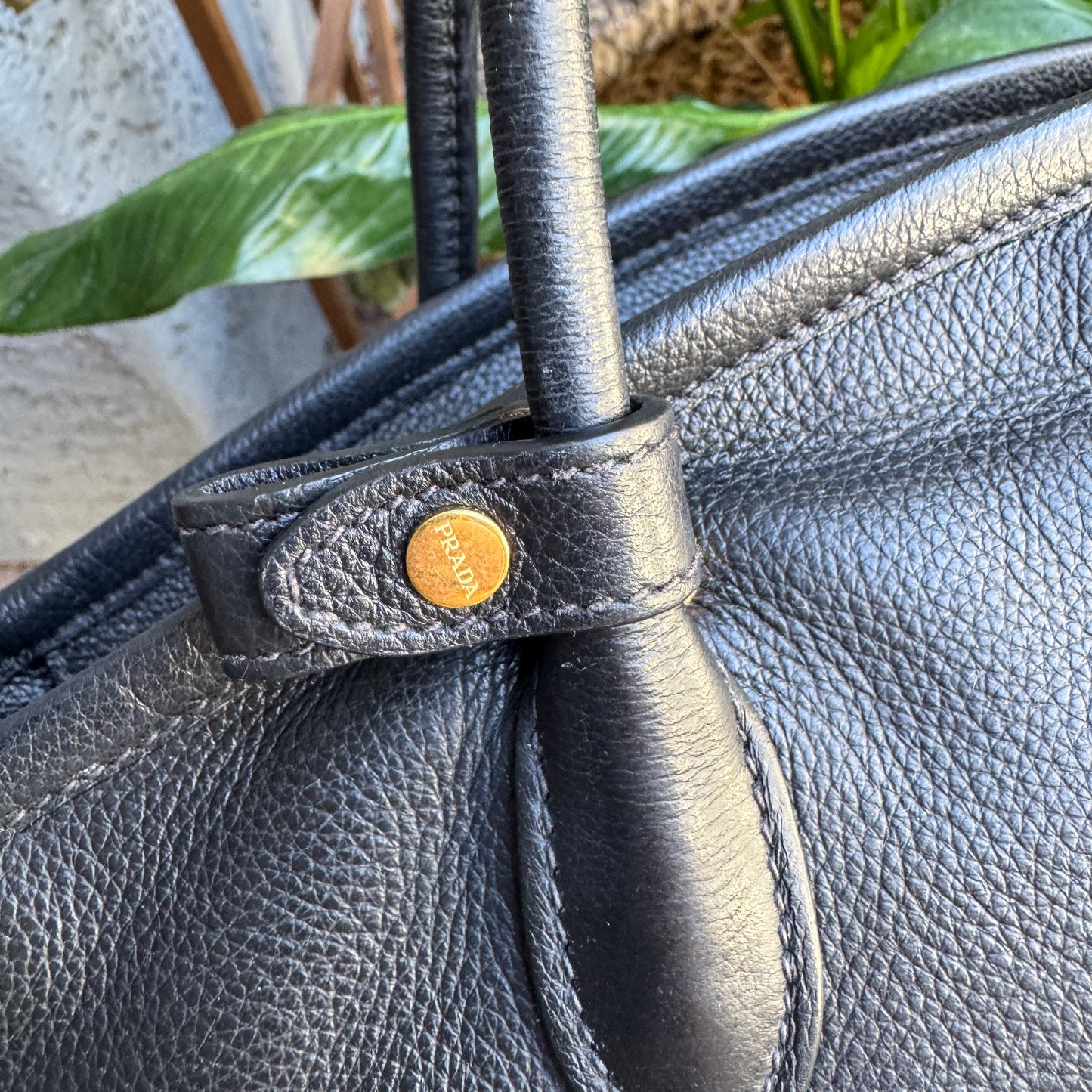 Prada Vitello Daino Leather Tote