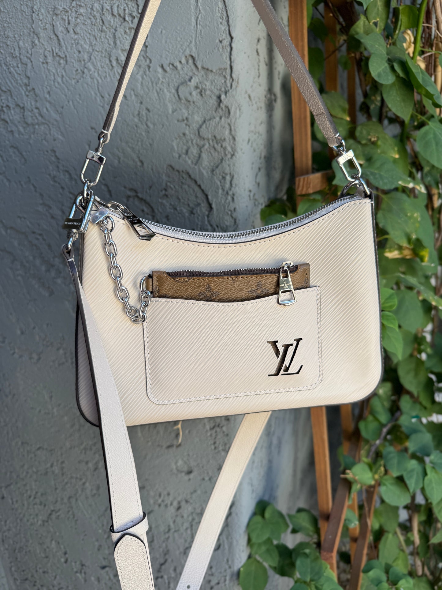 Louis Vuitton Quartz Epi Leather Marelle Crossbody