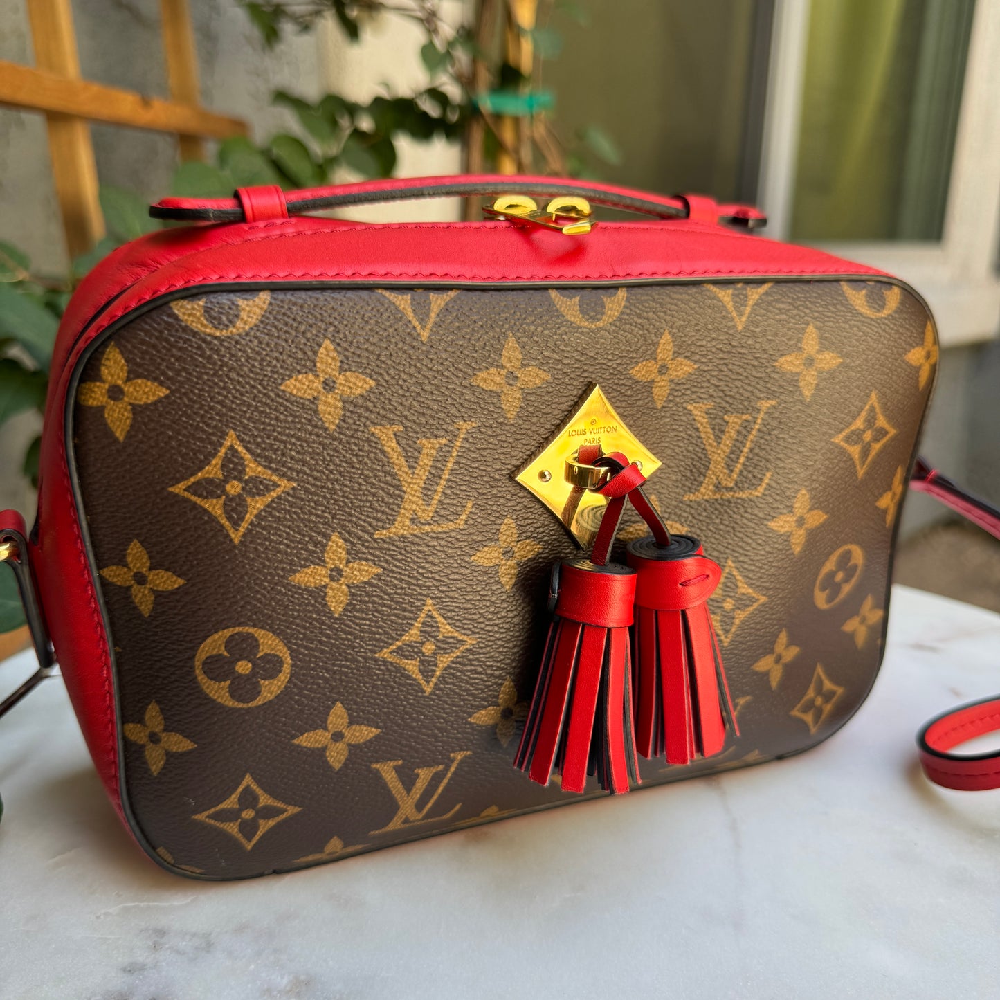 Louis Vuitton Monogram Saintonge Coquelicot Crossbody