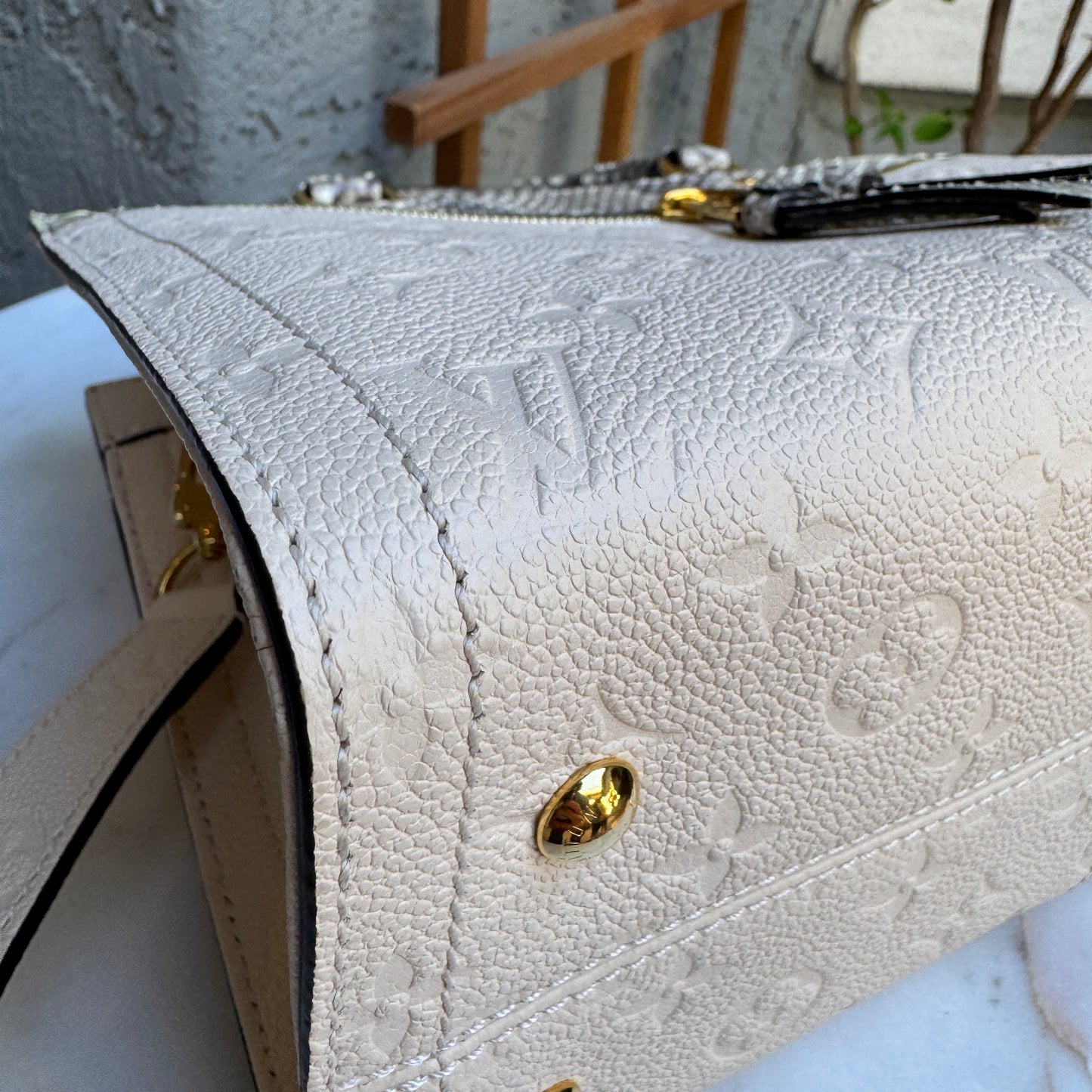 Louis Vuitton Monogram Empreinte Python Sully PM