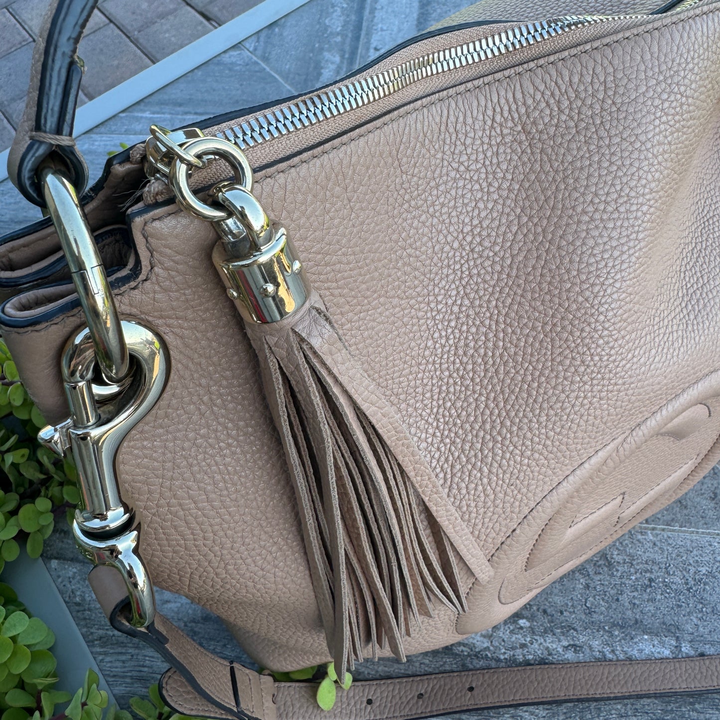 Gucci Leather Large Soho Hobo