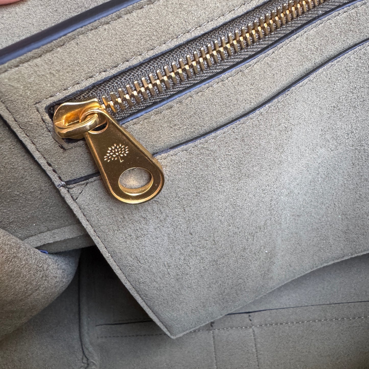 Mulberry Bayswater Grained Leather Satchel