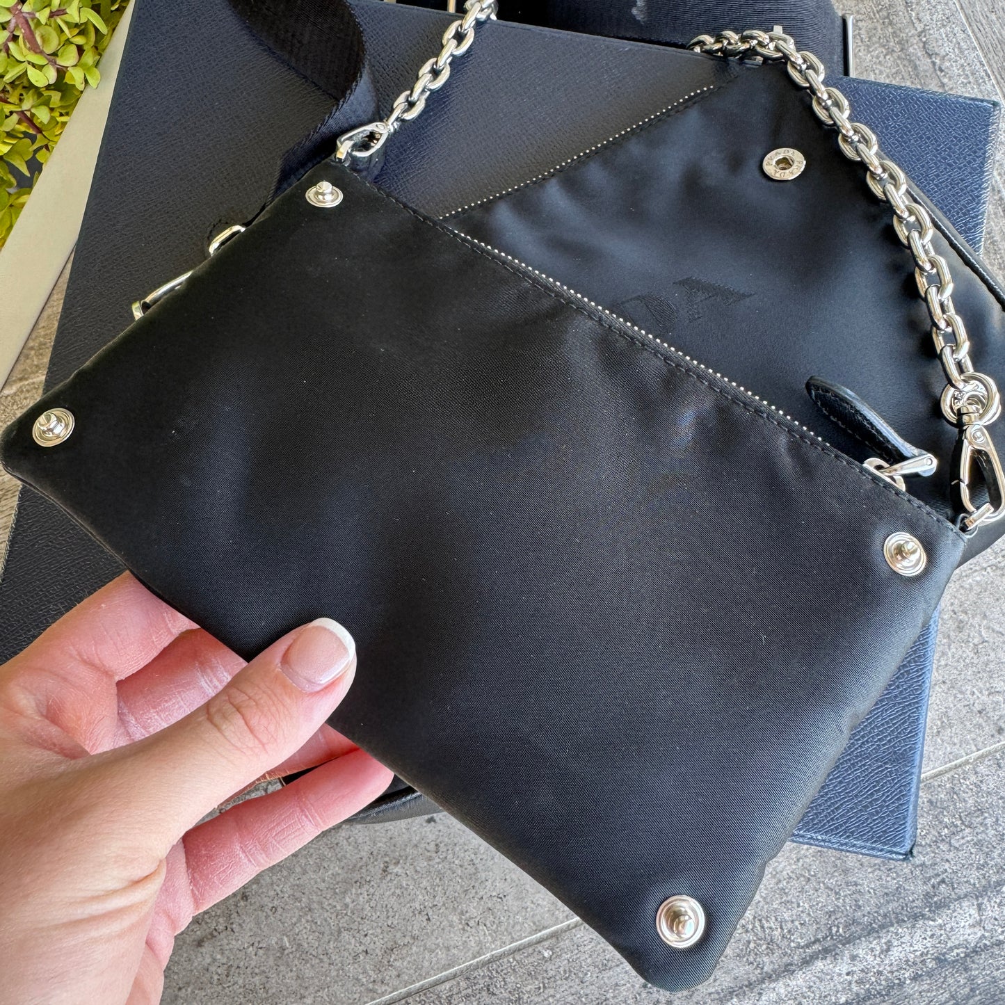 Prada Tessuto Re-Edition 2000 Nylon Double Zip Crossbody