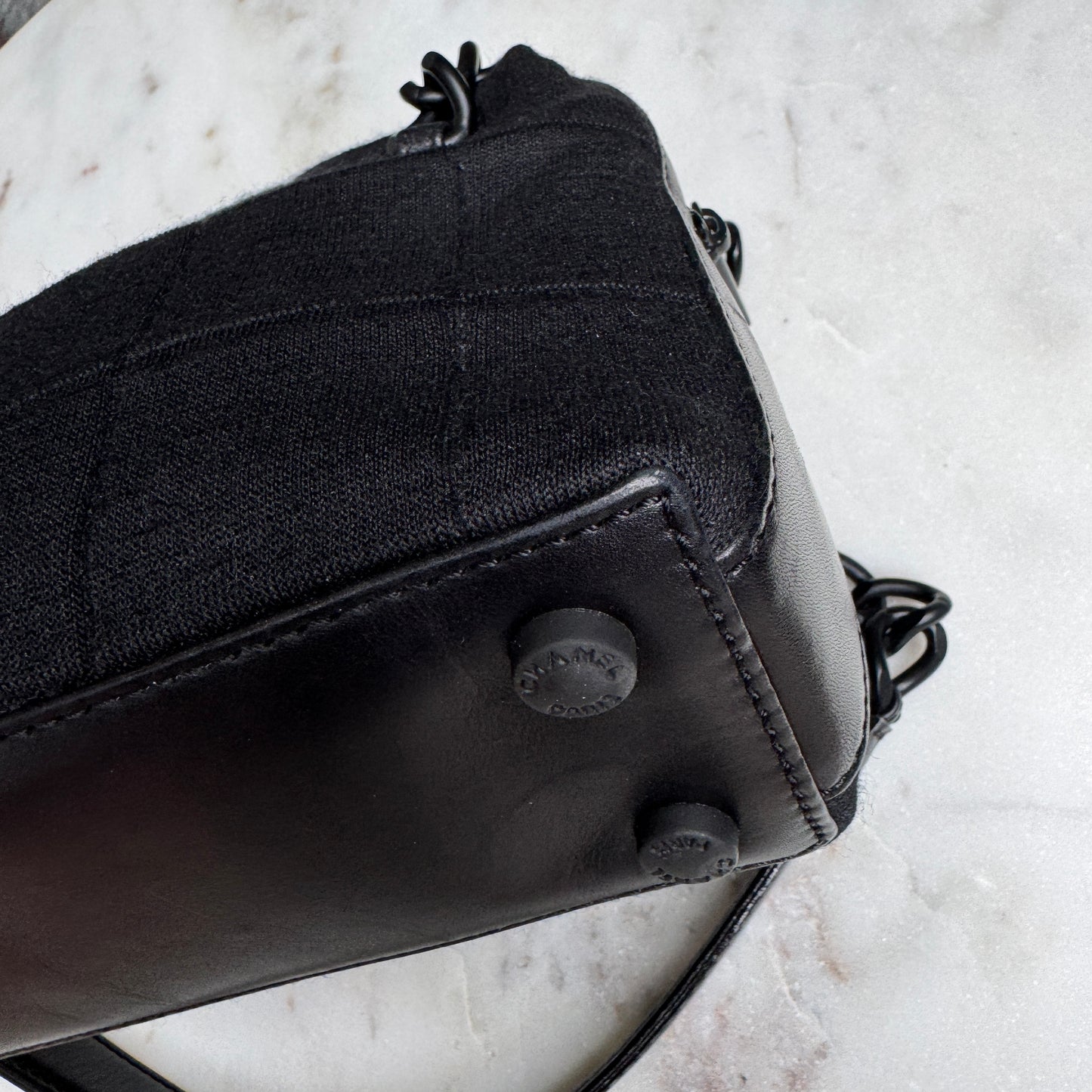 Chanel Y2K Jersey Chocolate Bar Shoulder Bag