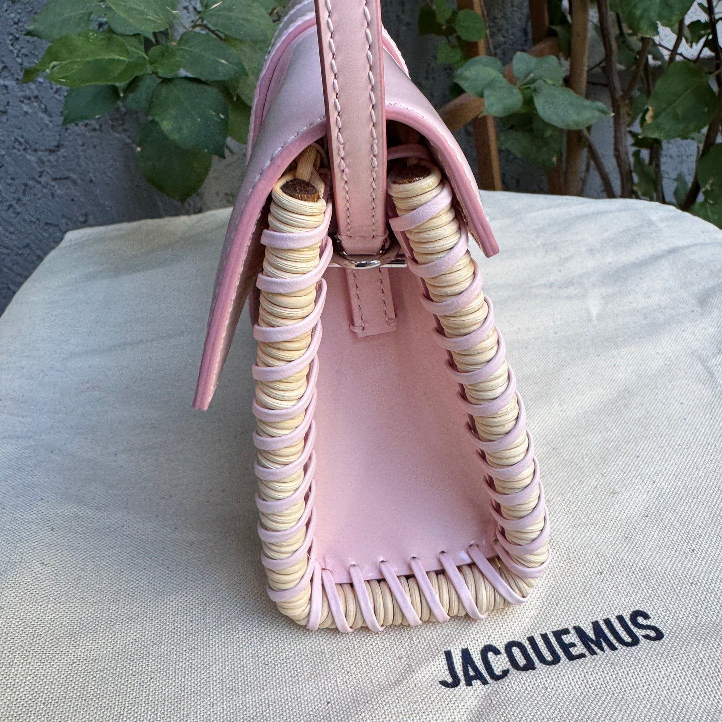 Jacquemus Le Bambino Long Osier Shoulder Bag