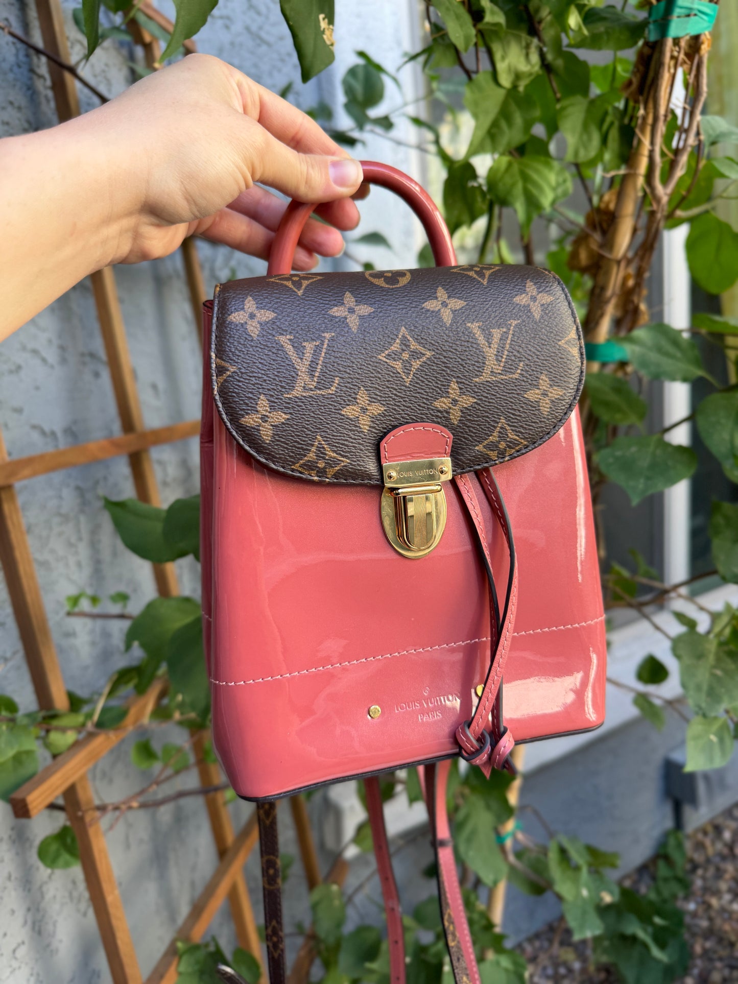 Louis Vuitton Vernis Hot Springs Backpack