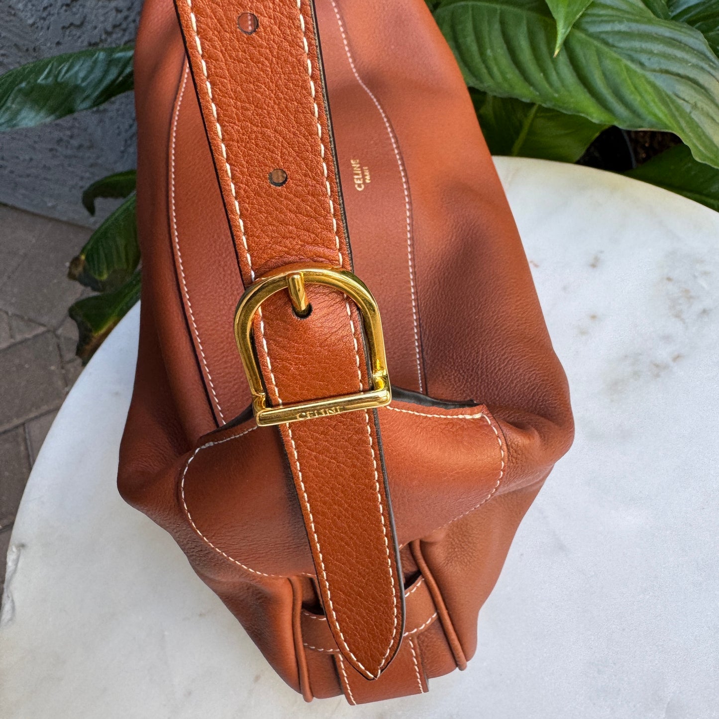 Celine Supple Calfskin Medium Romy Shoulder Bag