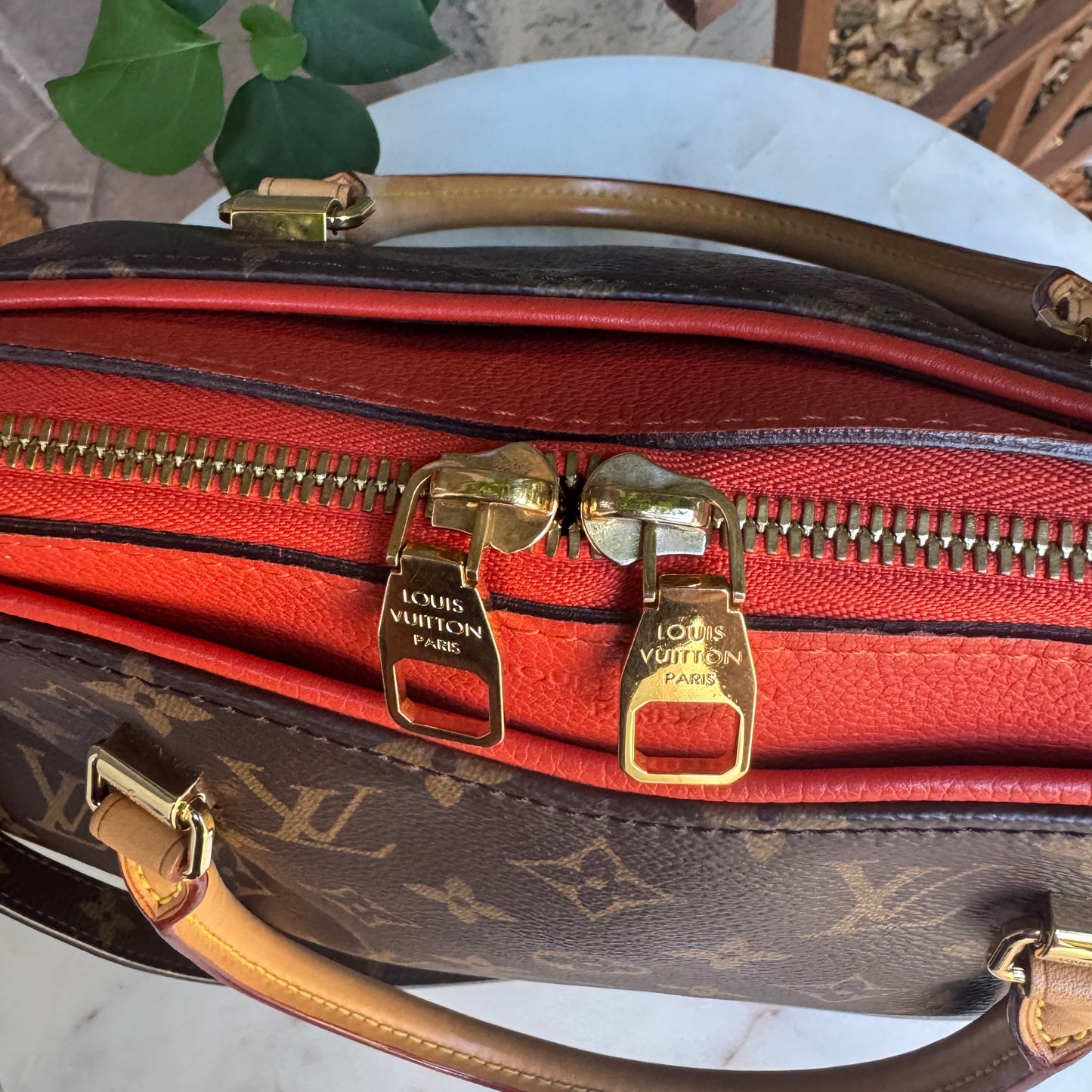 Louis Vuitton Pallas MM Monogram Shoulder Bag