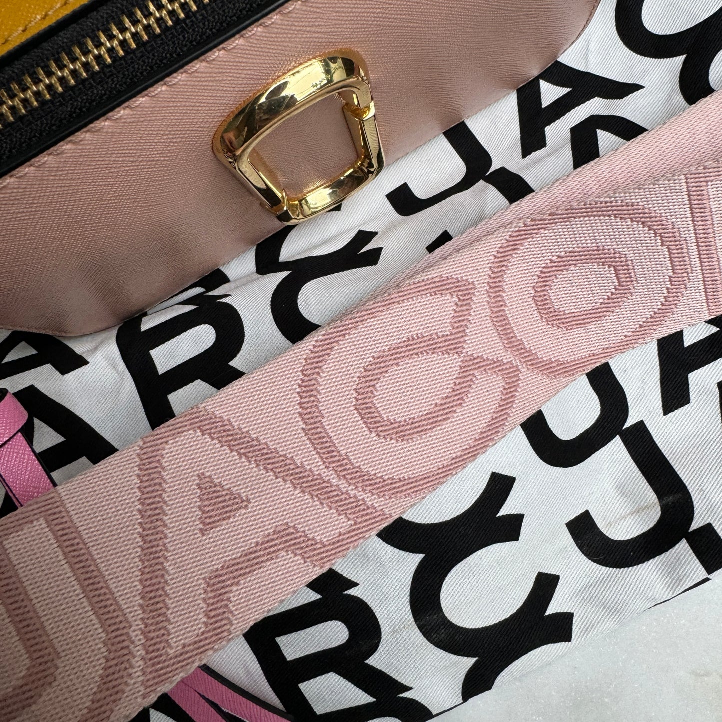 Marc Jacobs Rose Multi Snapshot Crossbody Camera Bag