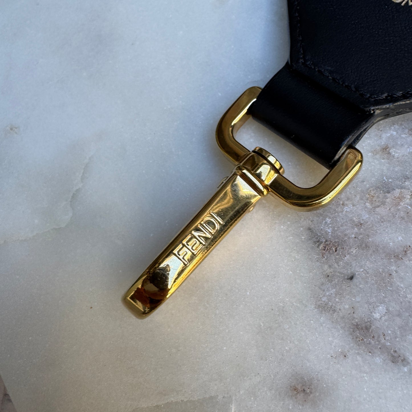 Fendi “Strap You” Adjustable Woven Wide Guitar Strap