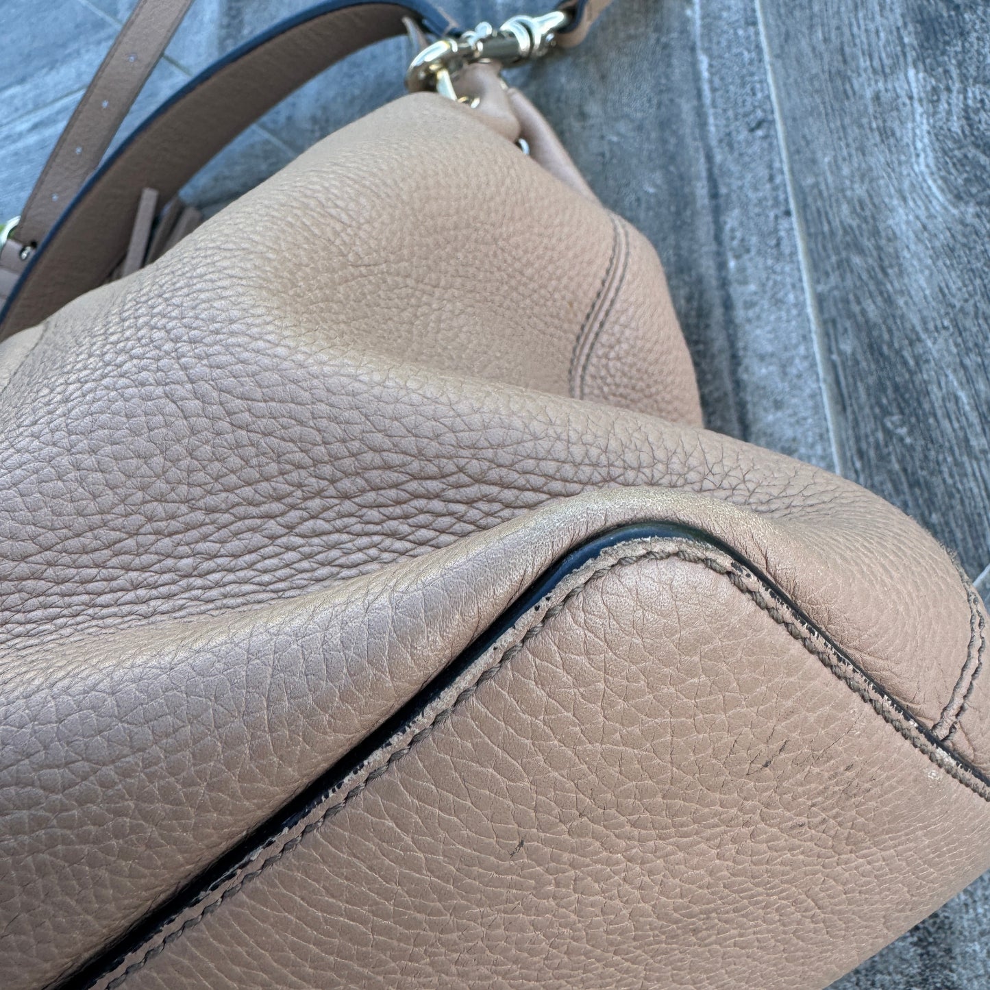 Gucci Leather Large Soho Hobo
