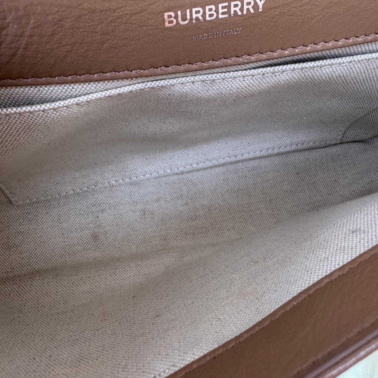 Burberry Lola Small Patent Leather Resin Shoulder Bag