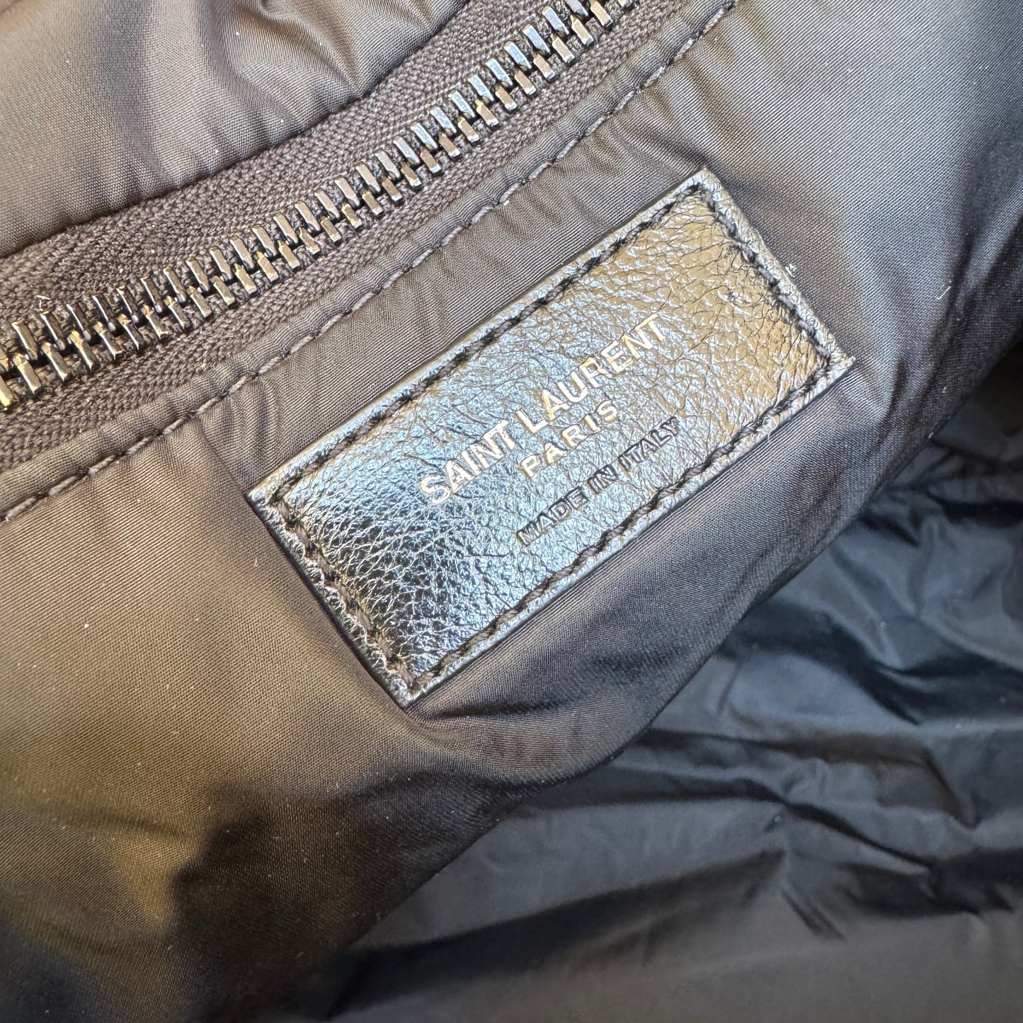 Saint Laurent Nylon Puffer Tote