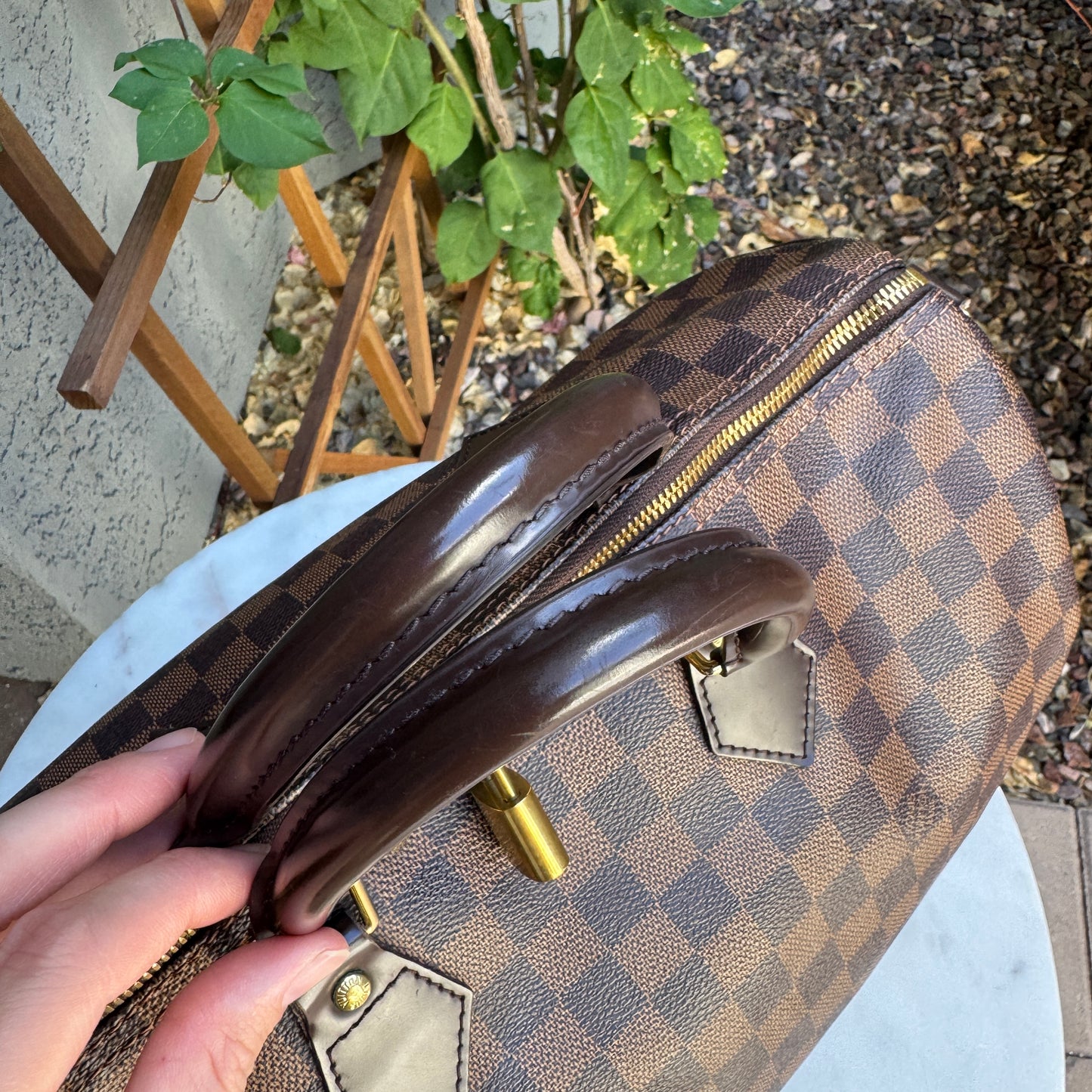 Louis Vuitton Damier Ebene Speedy Bandouliere 35