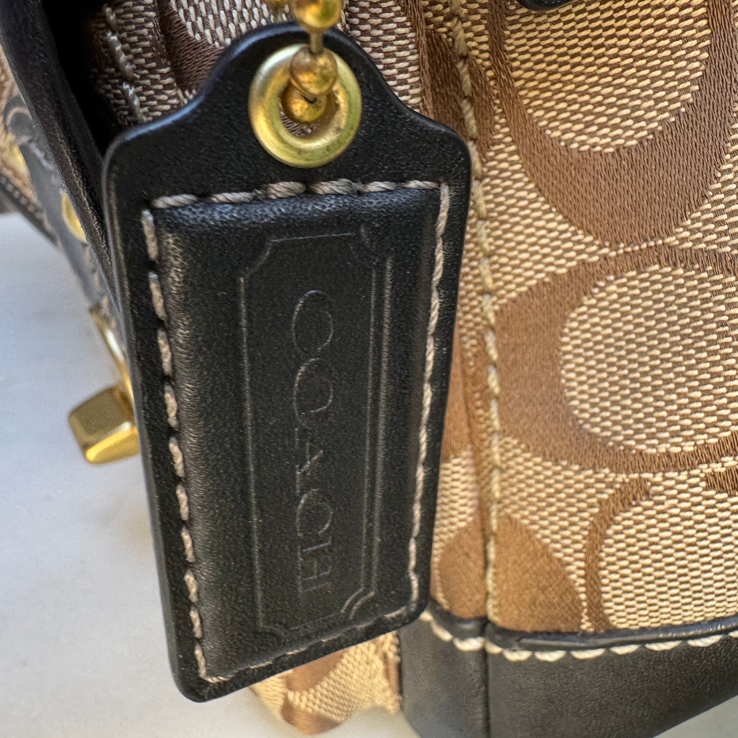 Coach Legacy Signature Shoulder Bag