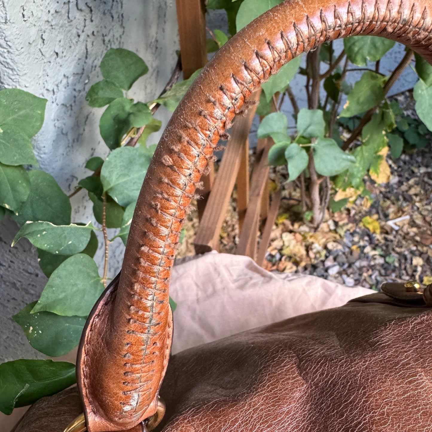 Miu Miu Vitello Lux Bow Leather Satchel