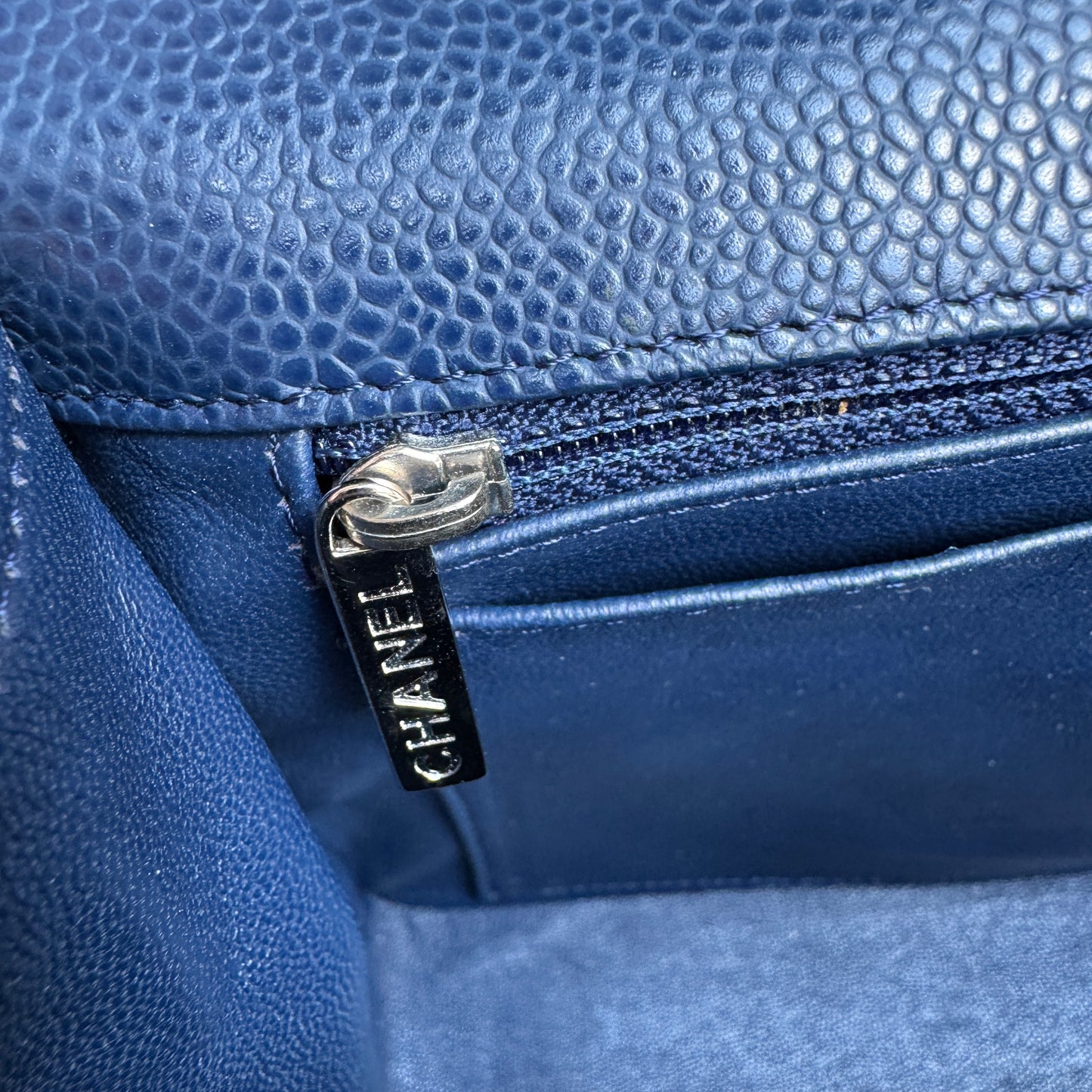 Chanel Jumbo Classic Single Flap Caviar Leather Shoulder Bag