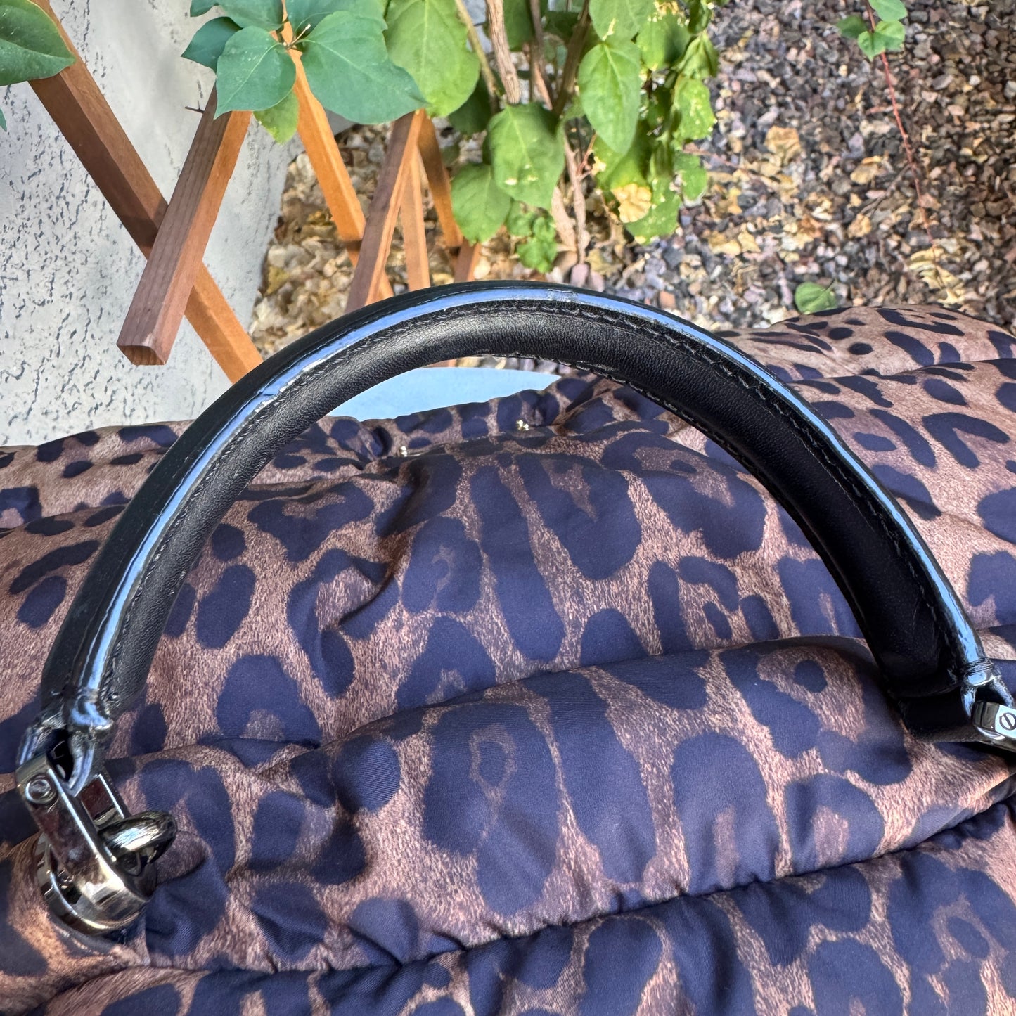 Dolce & Gabbana DG Leo XL Leopard Nylon Sicily Crossbody