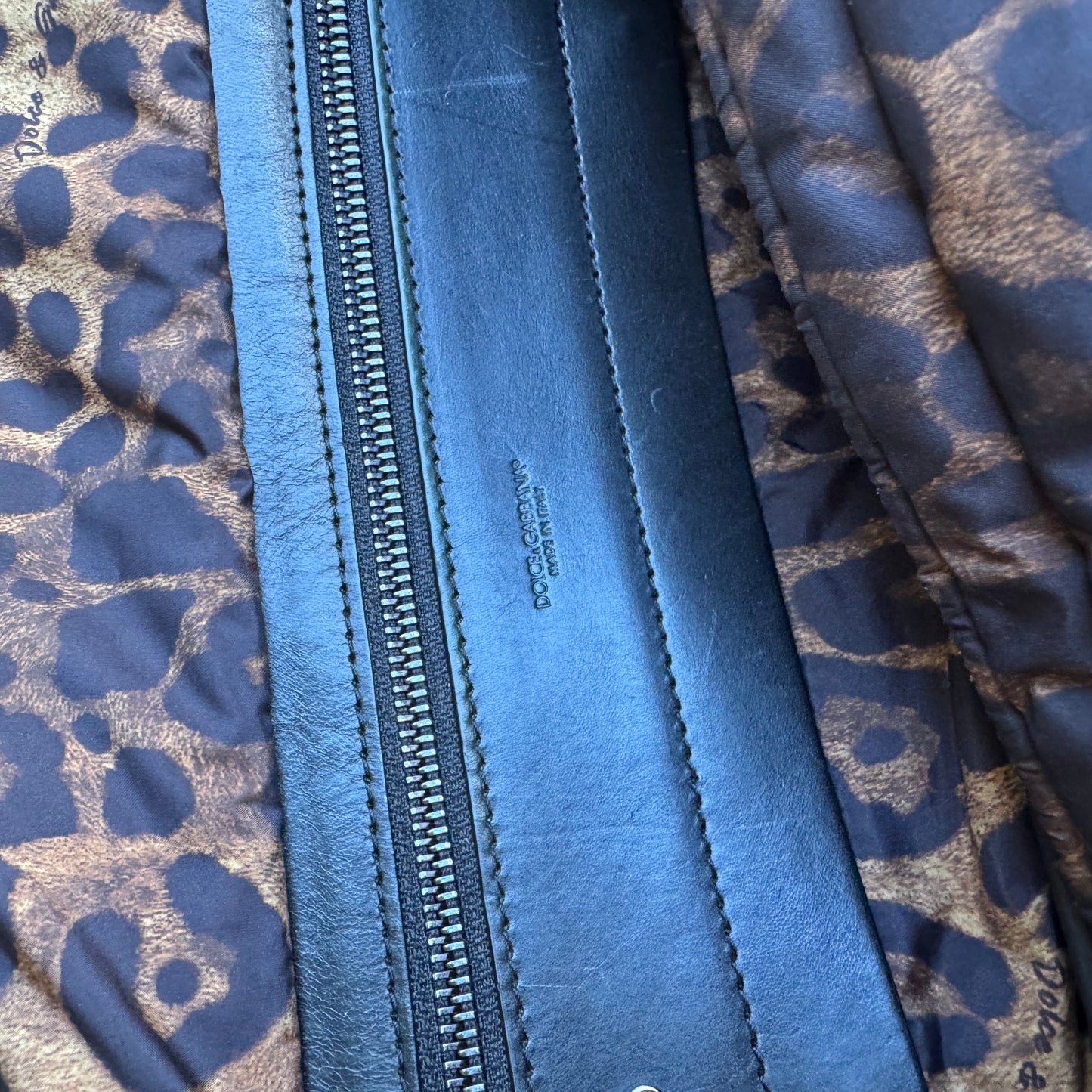 Dolce & Gabbana DG Leo XL Leopard Nylon Sicily Crossbody