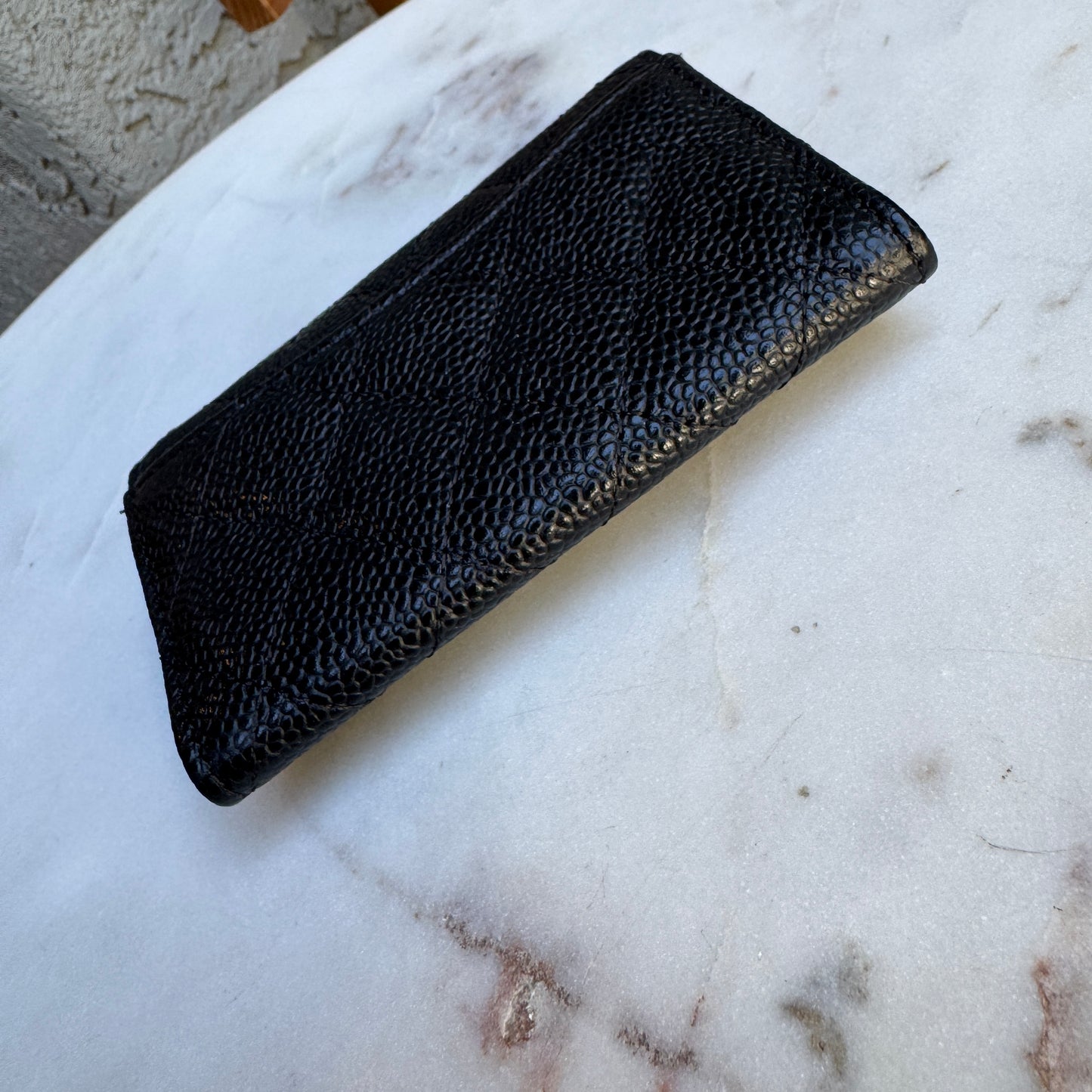 Chanel Caviar Classic Flap Card Holder Wallet