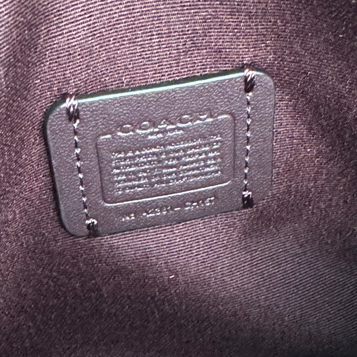 Coach Mini Rowan Leather Boston Crossbody