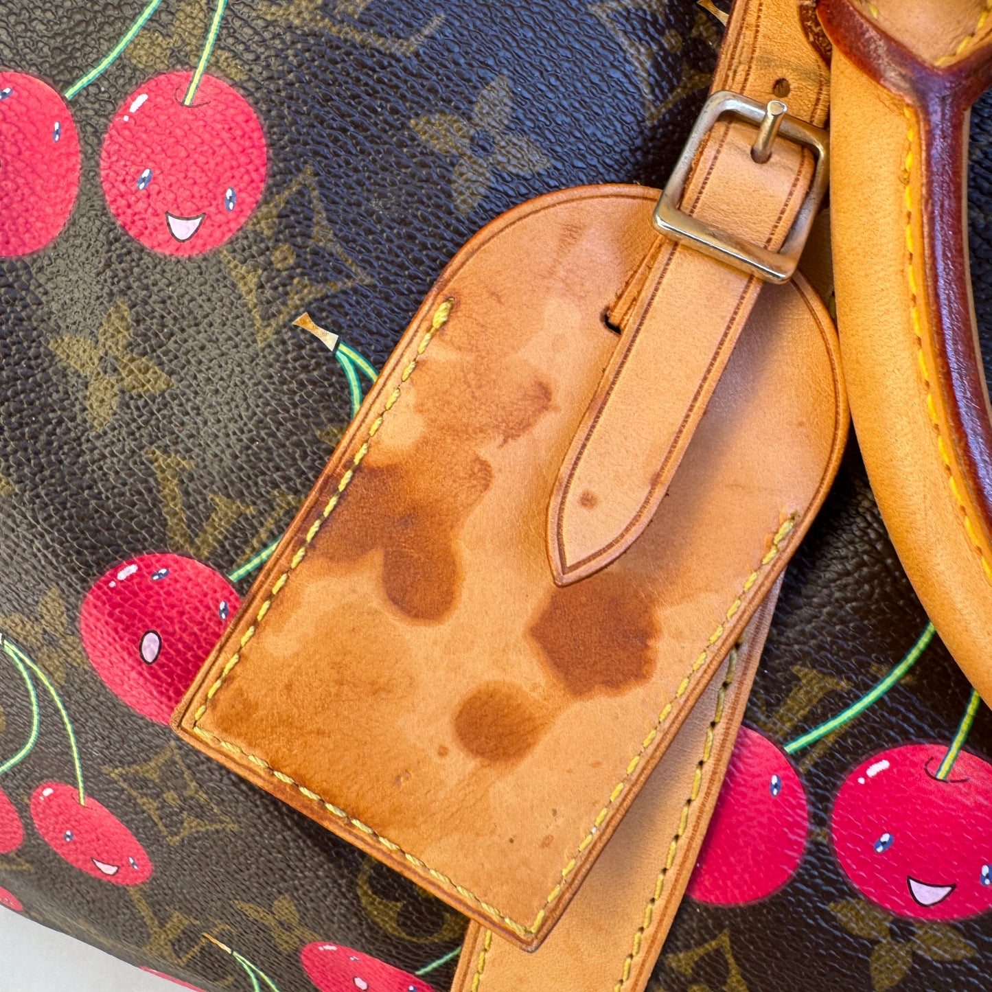 Louis Vuitton x Takashi Murakami Vintage Cherry Keepall 45