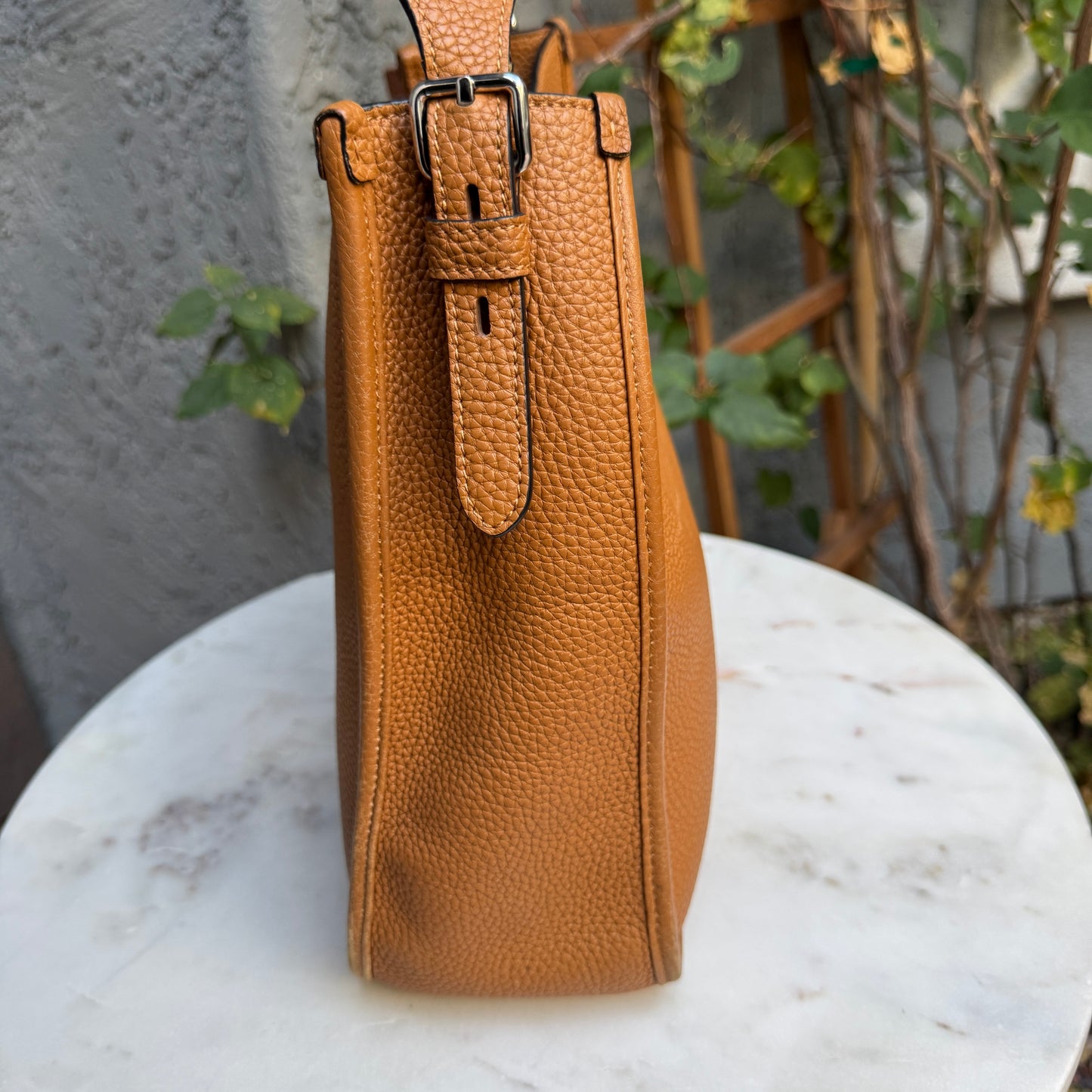 Prada Vitello Daino Hobo Leather Crossbody