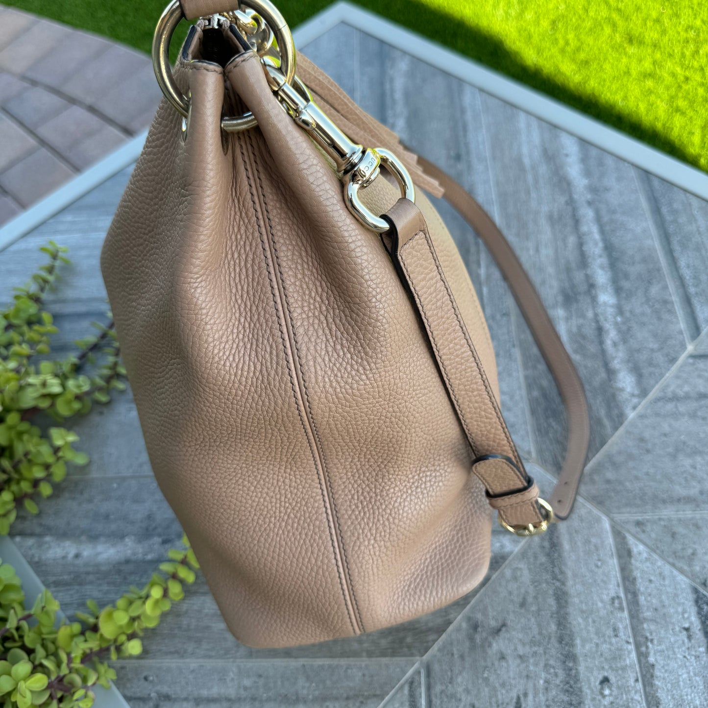 Gucci Leather Large Soho Hobo