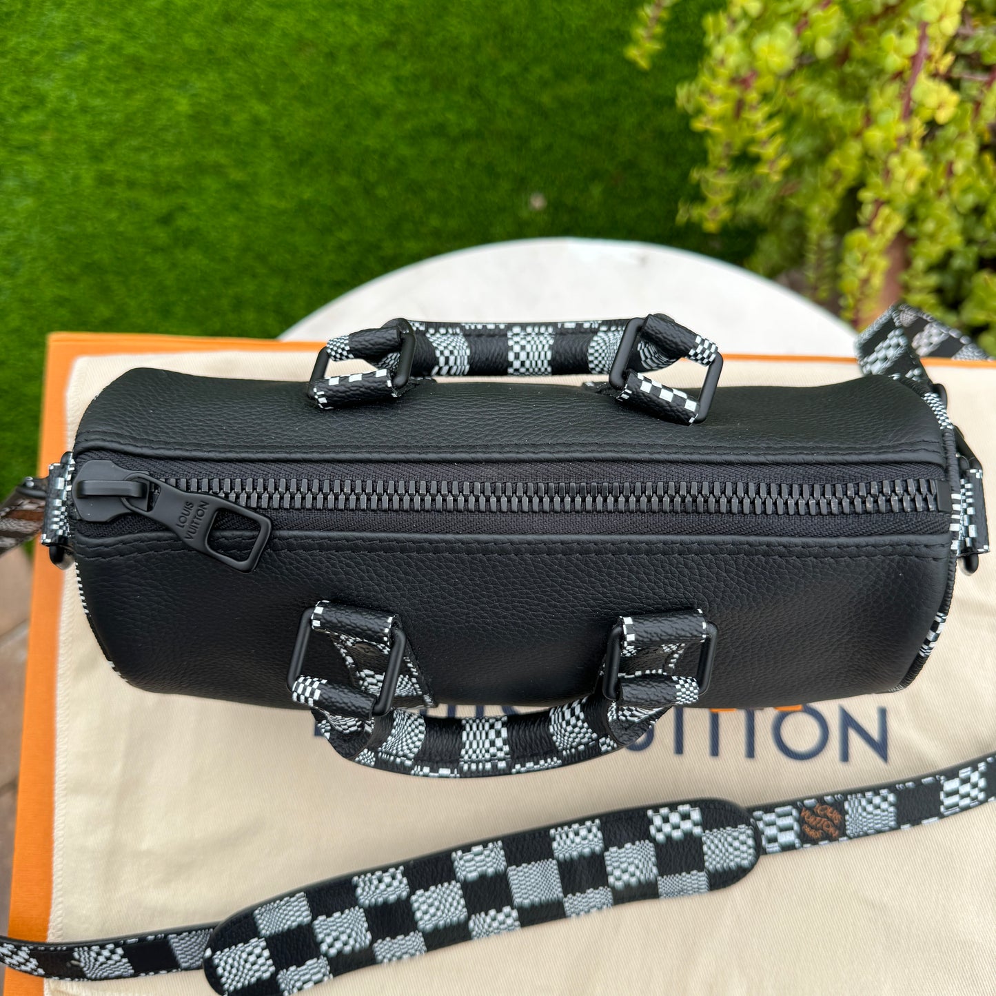 Louis Vuitton City Keepall XS Damier Distorted Boston