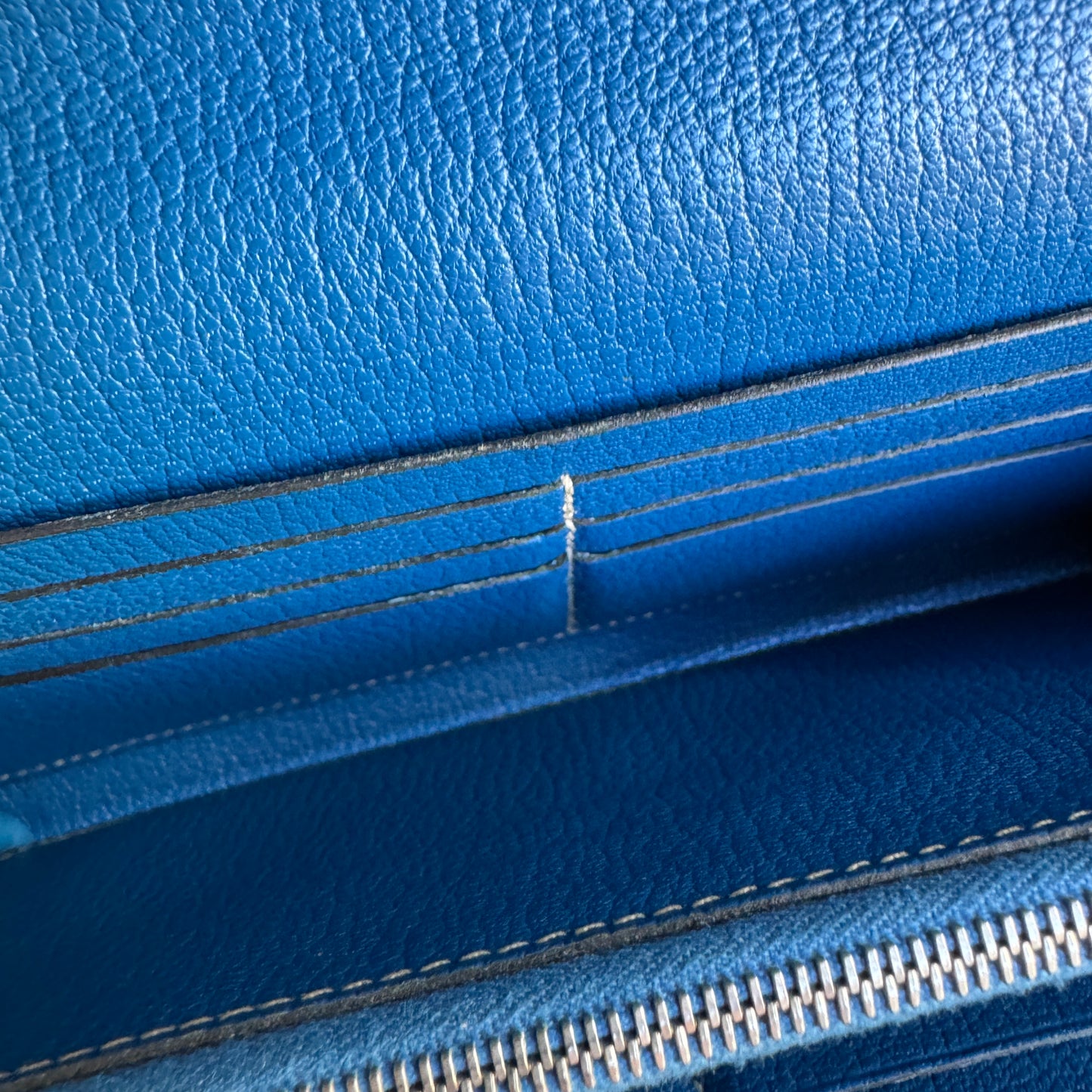 Hermès Kelly Epsom Bicolor Leather Wallet