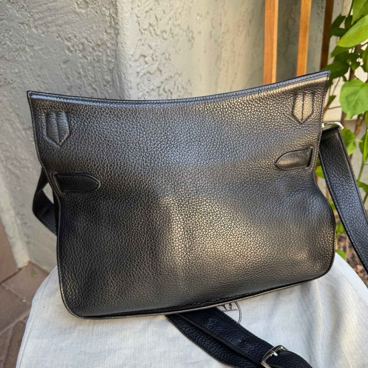 Hermès Togo Leather Jypsiere 34