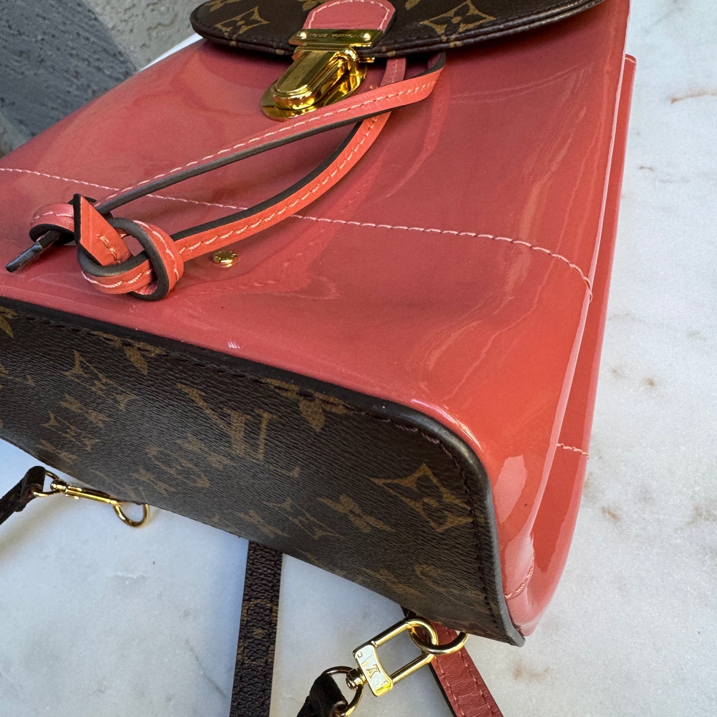 Louis Vuitton Vernis Hot Springs Backpack