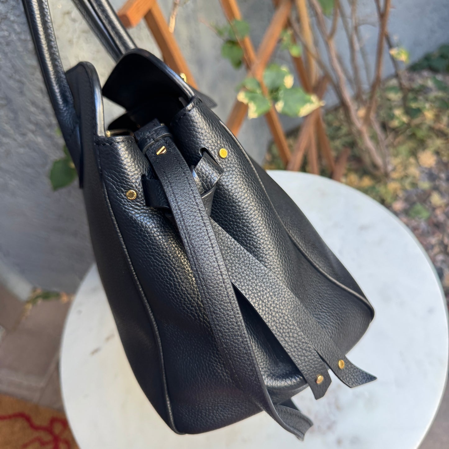 Louis Vuitton Milla MM Leather Tote