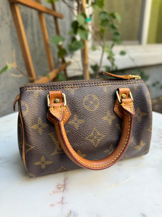Louis Vuitton Vintage Monogram Mini HL Speedy