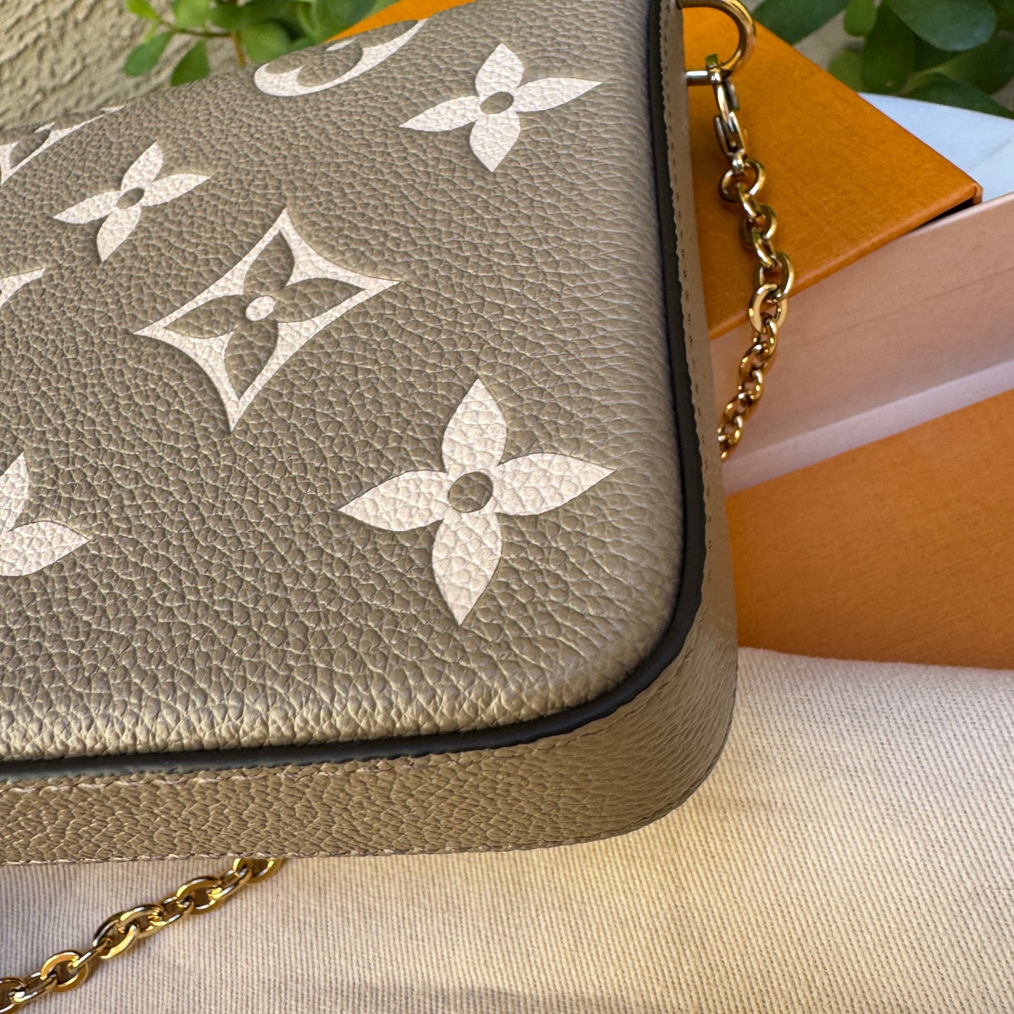 Louis Vuitton Bicolor Monogram Empreinte Pochette Félicie