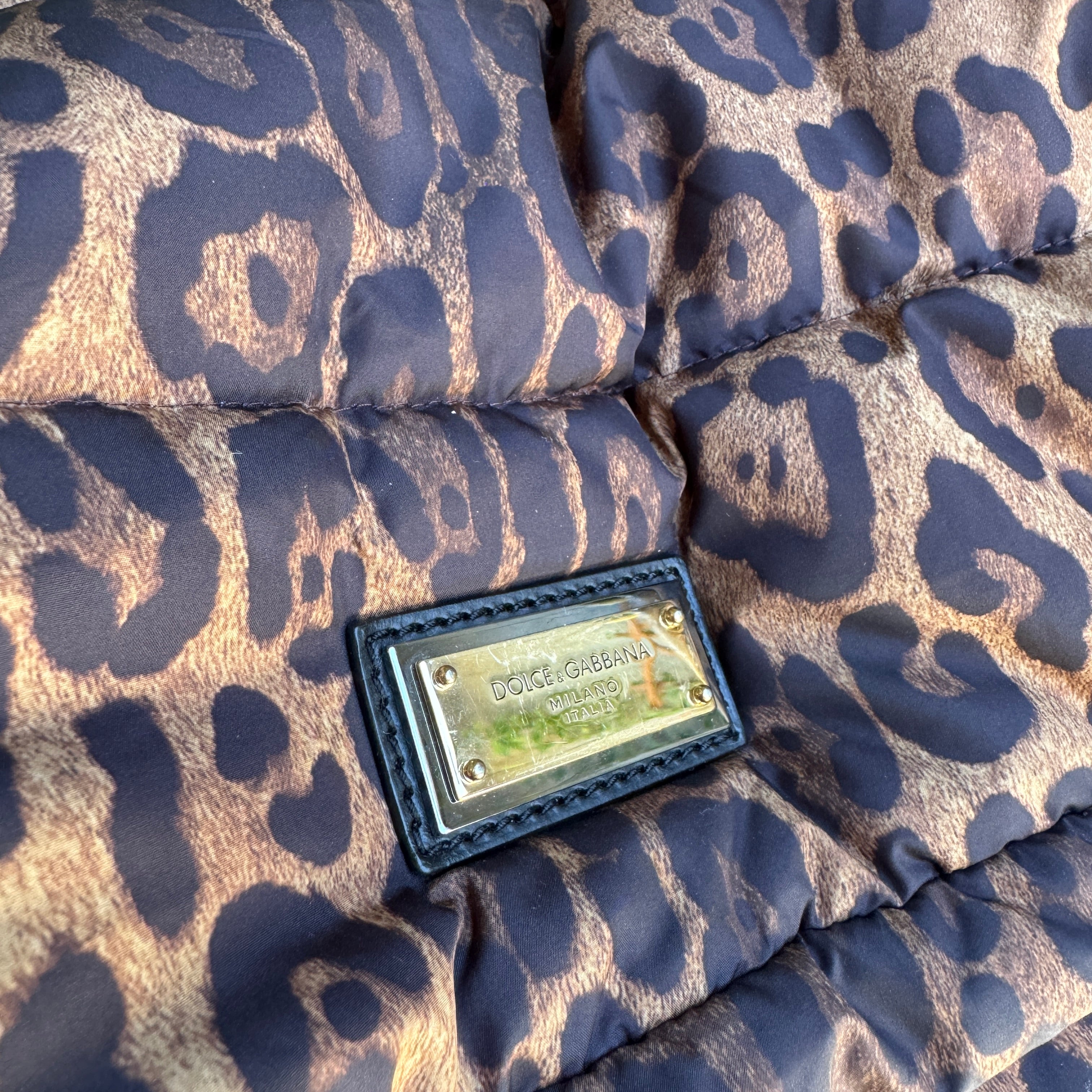 【関税＆送料込み】Dolce & Gabbana Borse... Leo Dolce & Gabbana DG Leo XL Leopard Nylon Sicily Crossbody