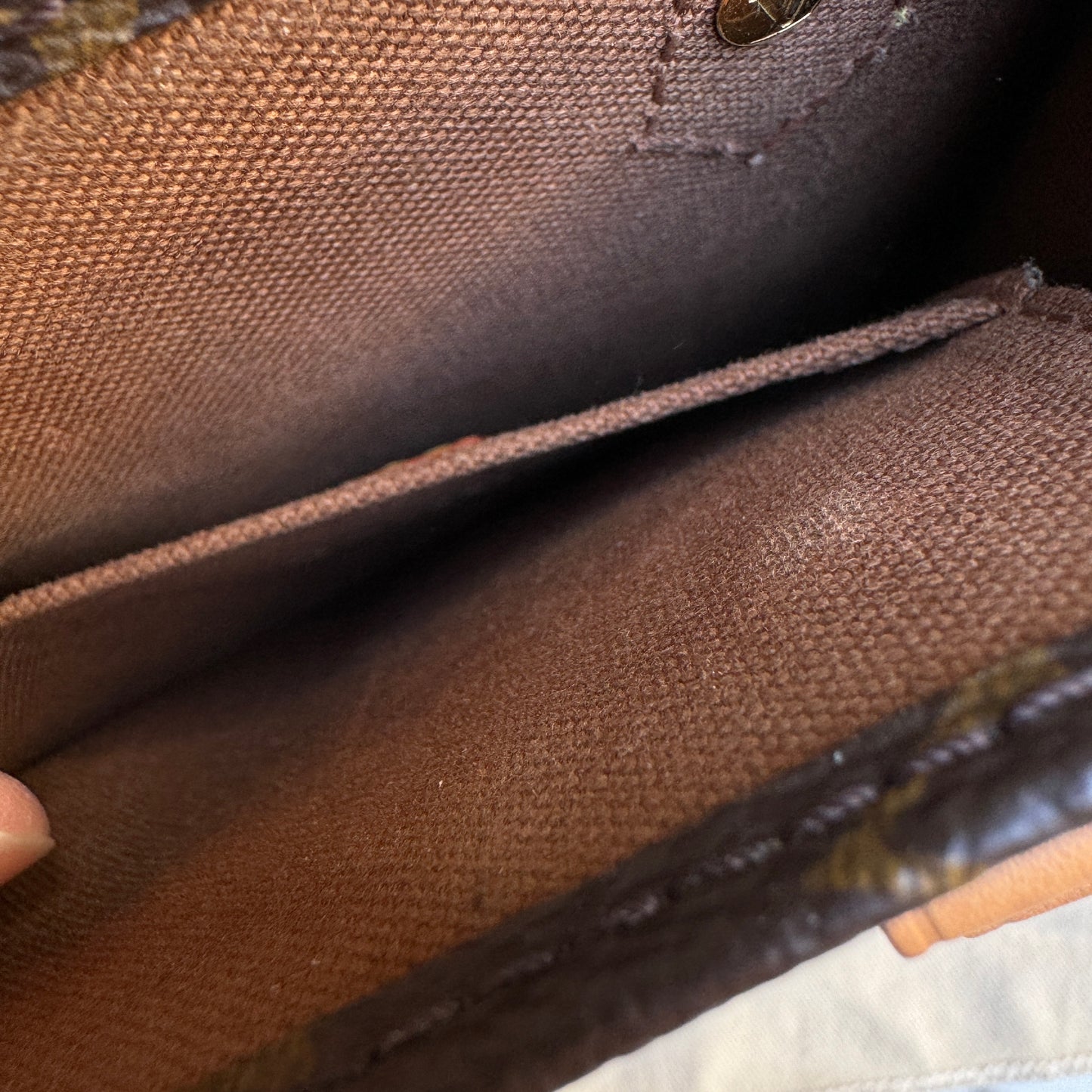 Louis Vuitton Monogram Petit Sac Plat Crossbody