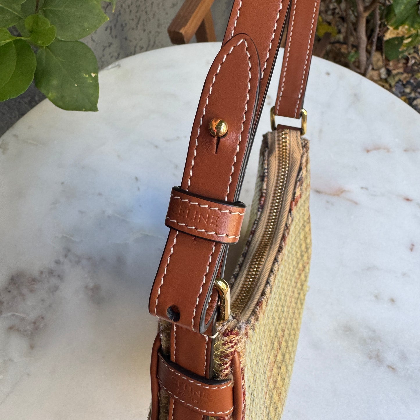 Celine Tweed & Sequin Mini Ava Bag