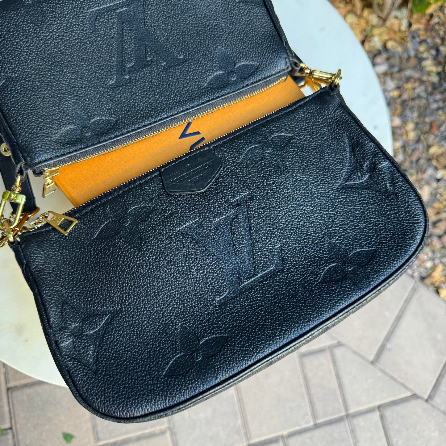 Louis Vuitton Multi Pochette Empreinte Crossbody