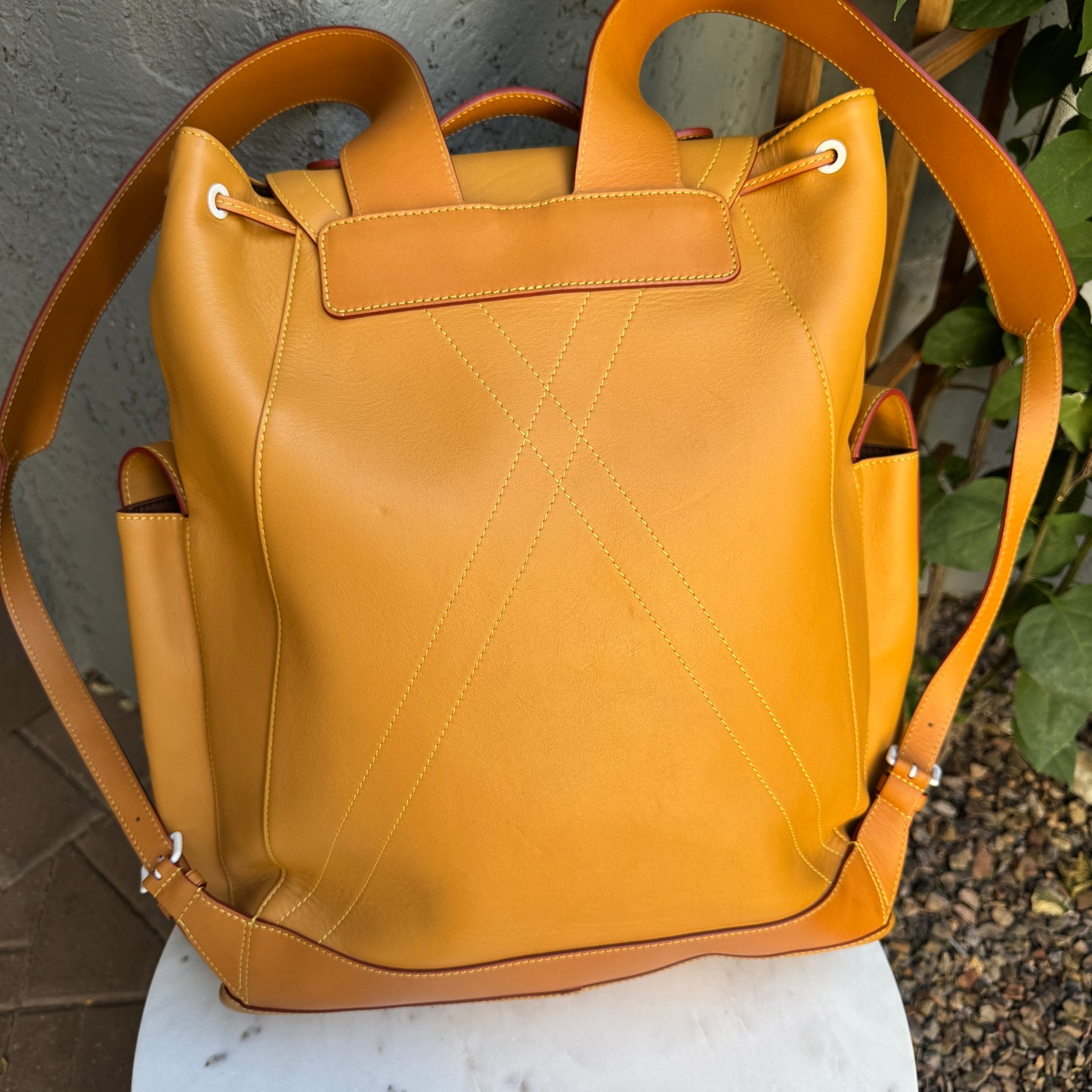 Louis Vuitton x Virgil Abloh Vachetta Leather Christopher Backpack GM