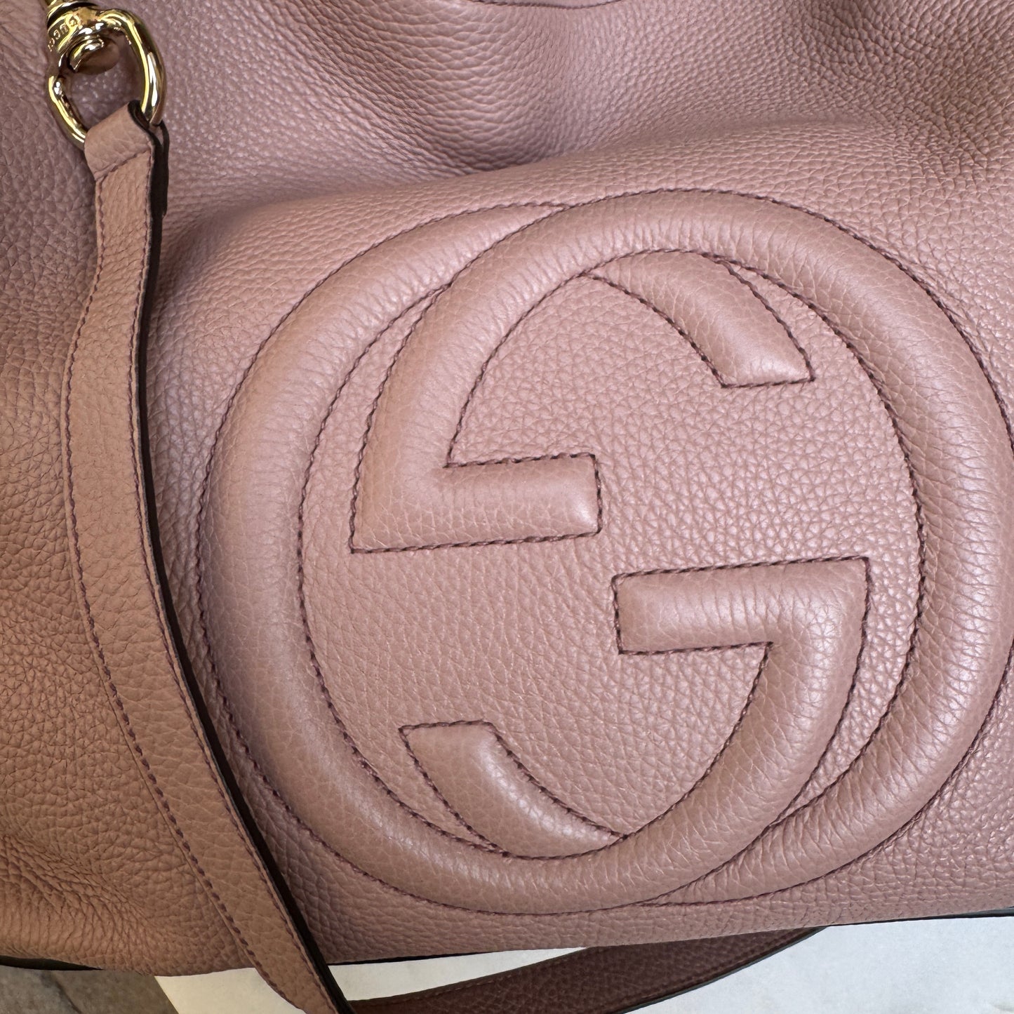 Gucci Soho Convertible Large Leather Hobo