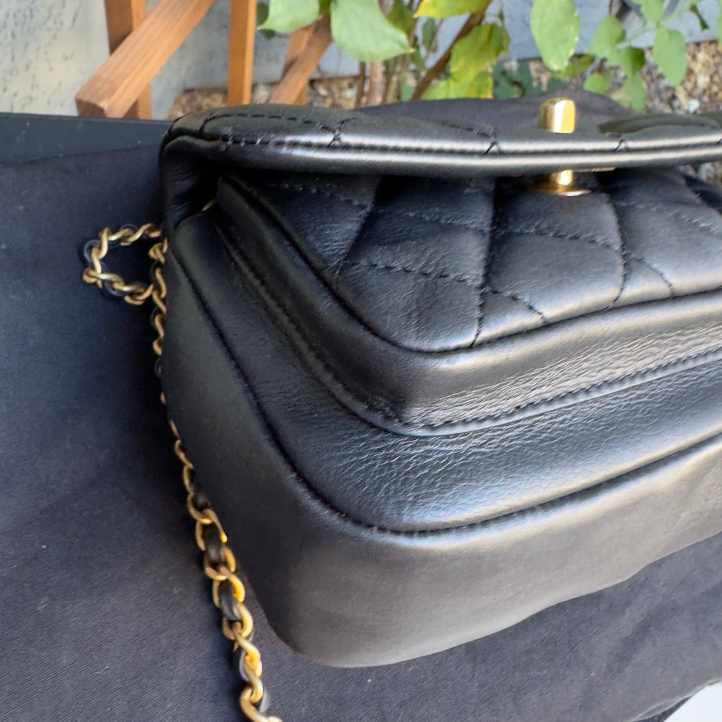 Chanel Quilted Leather Mini Business Affinity Flap Crossbody