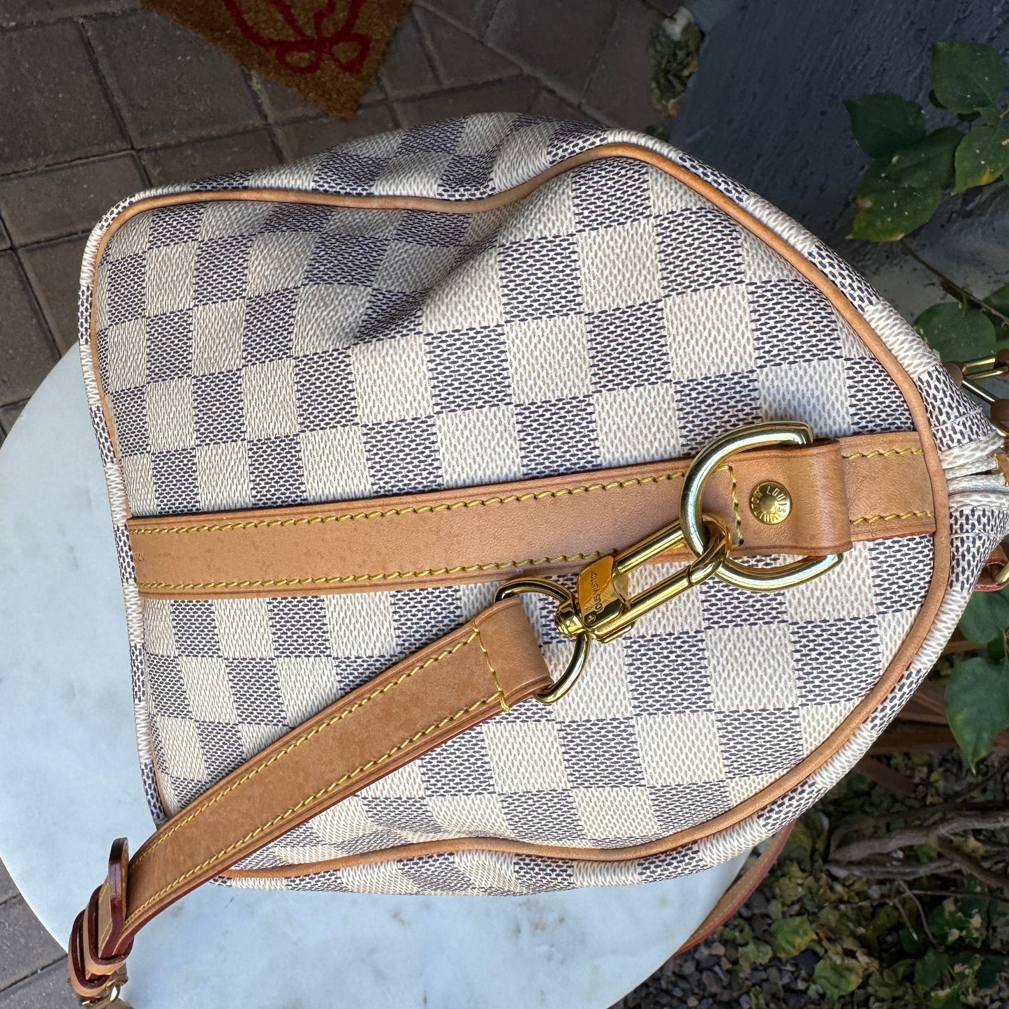Louis Vuitton Damier Azur Speedy 30 Bandouliere