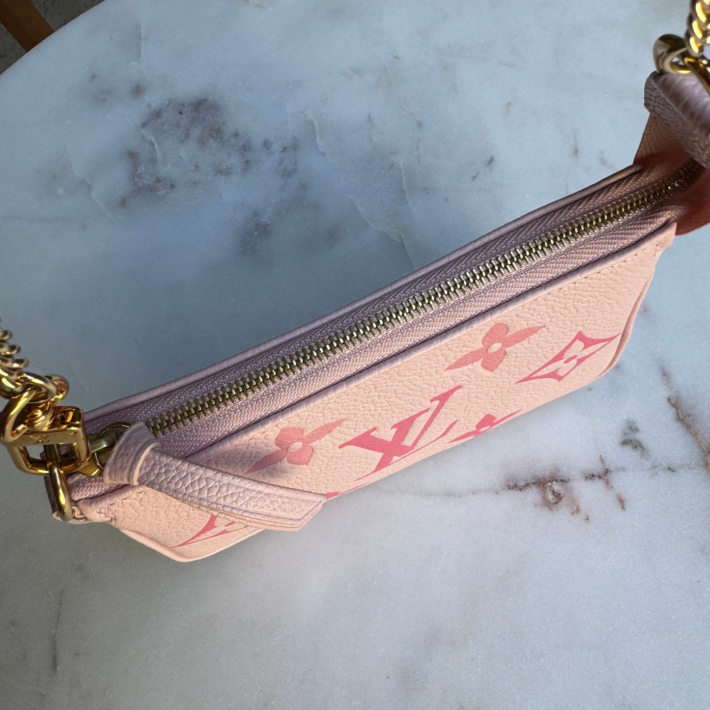 Louis Vuitton By The Pool Monogram Empreinte Giant Mini Pochette Accessoires