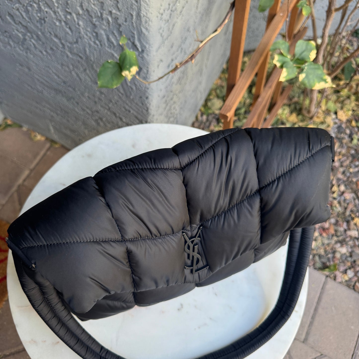 Saint Laurent Loulou Nylon Puffer Shoulder Bag