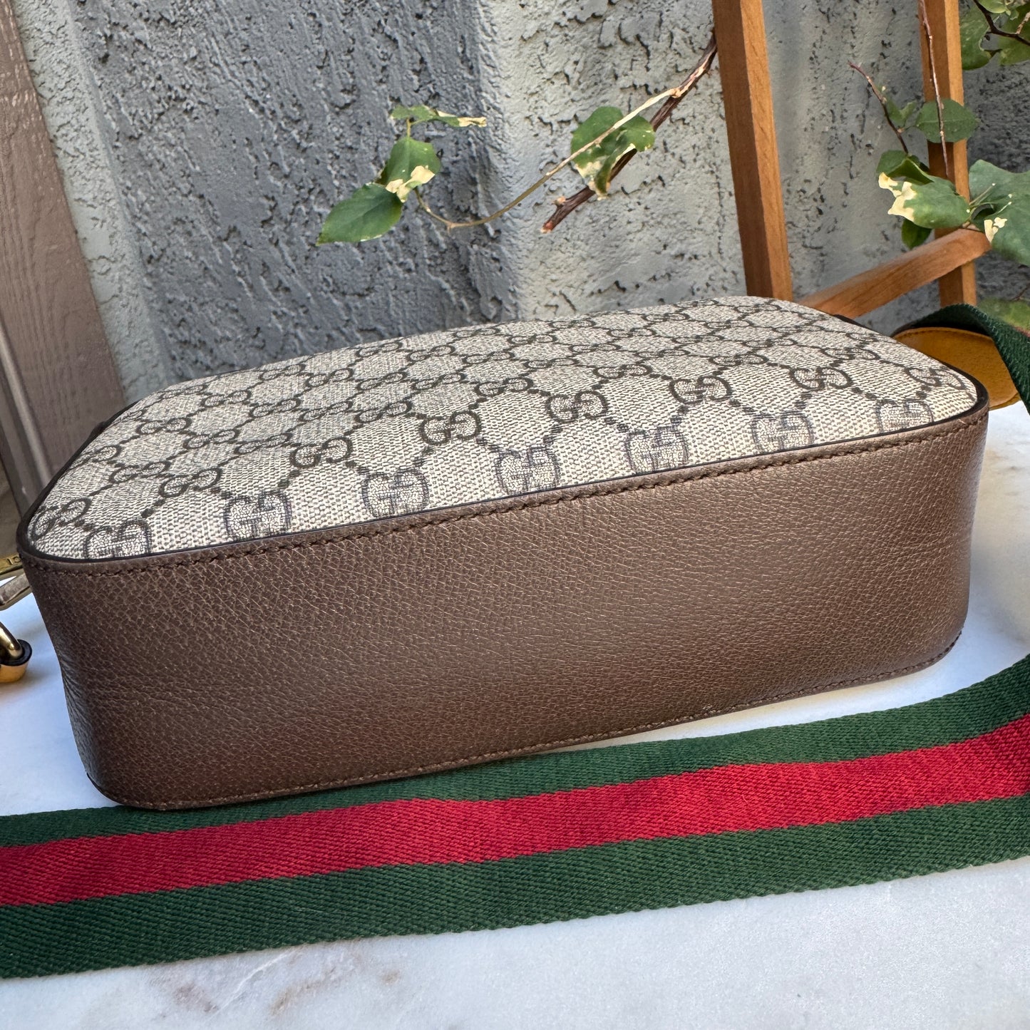 Gucci Vintage Neo Supreme Monogram Web Crossbody