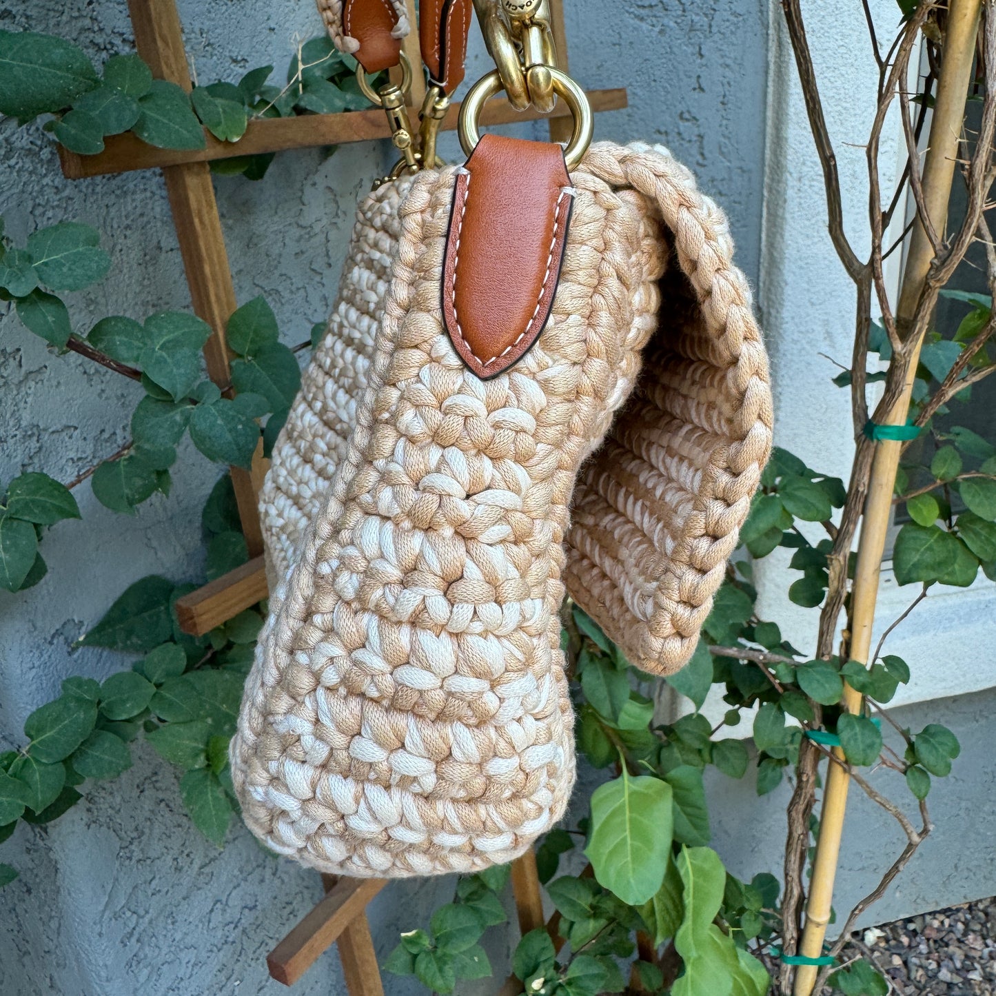 Coach Crochet Soft Tabby Shoulder Bag