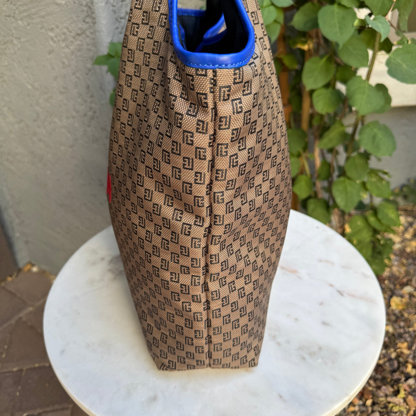 Balmain Monogram Grocery Bag Shopping Tote