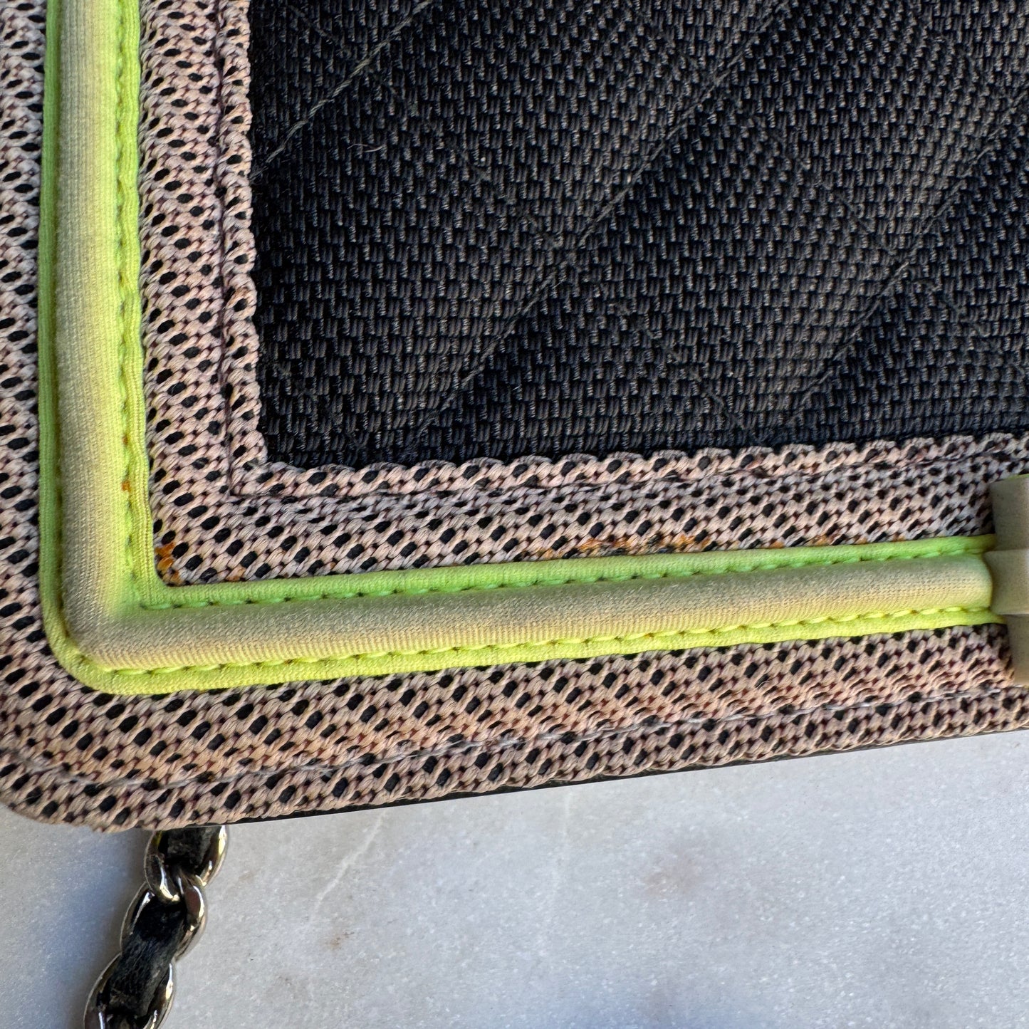 Chanel Fluo Boy Nylon WOC Wallet on Chain Crossbody